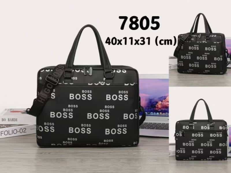 Hugo  Boss Black Premium Classic Laptop Travelling Bag