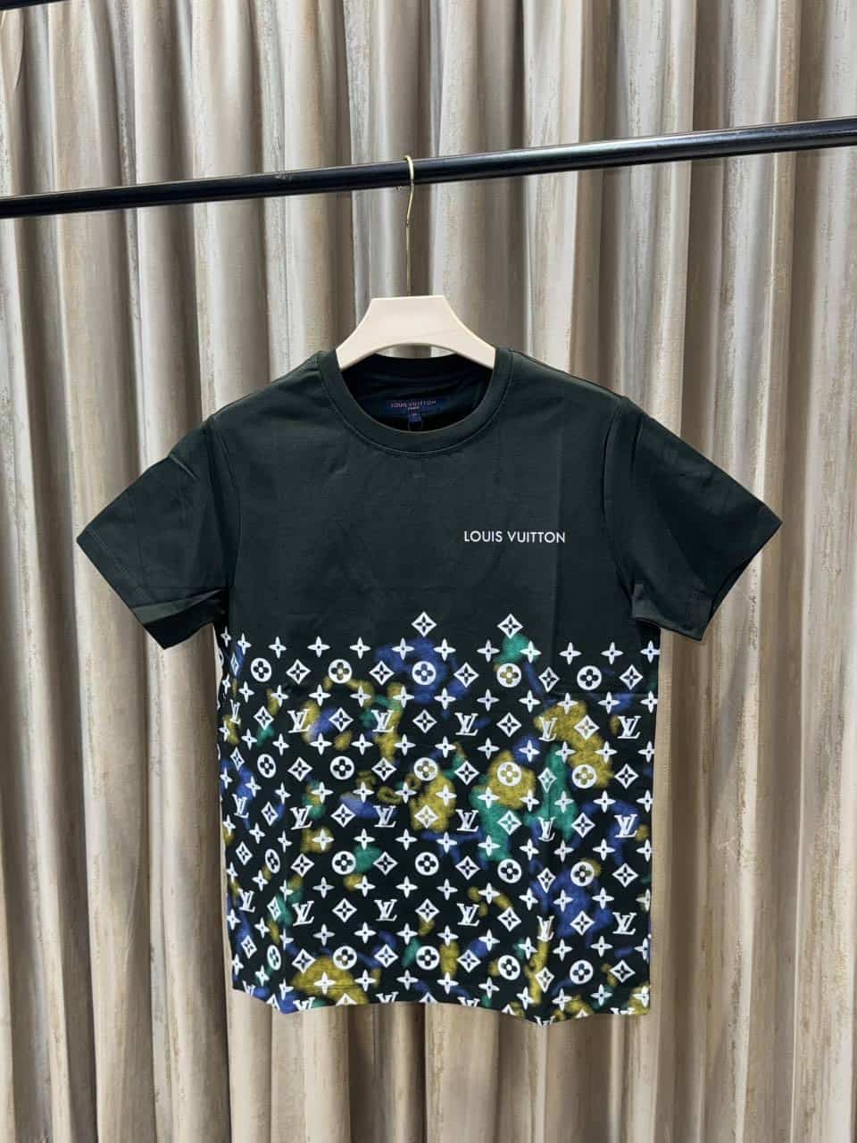 LOUIS VUITTO_N DARK GREEN ROUND NECK TSHIRTS IN ULTRA PREMIUM QUALITY