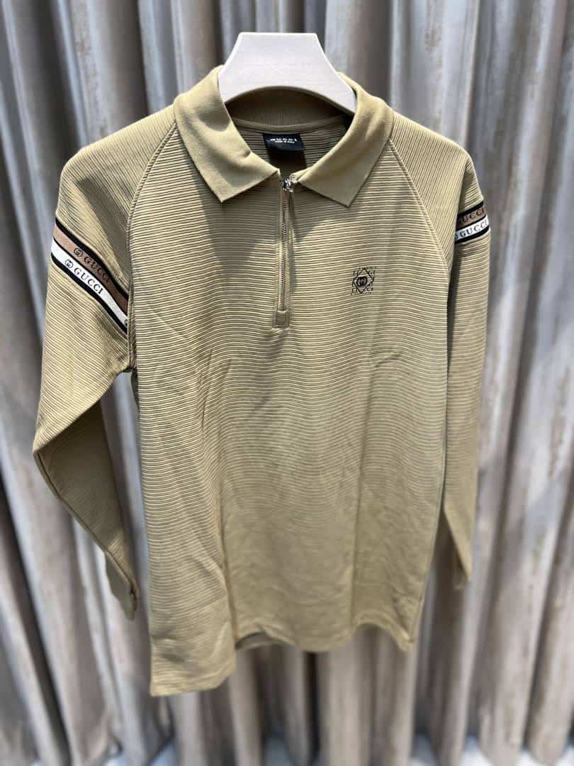 GUCC_I BEIGE FULL SLEEVES ULTRA PREMIUM TSHIRTS