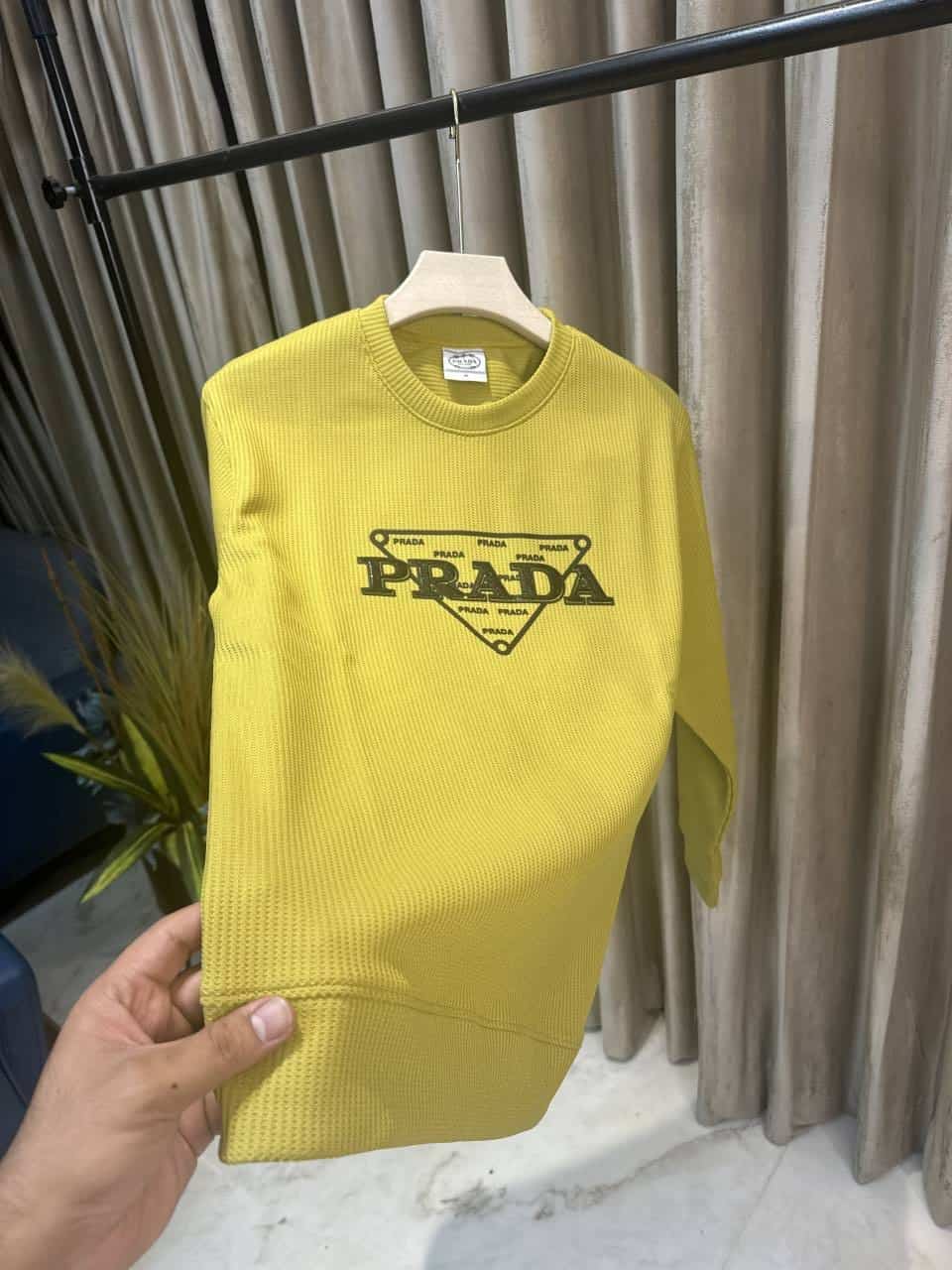 PRAD_A MILANO LIME GREEN FULL SLEEVES ULTRA PREMIUM TSHIRT AVAILABLE