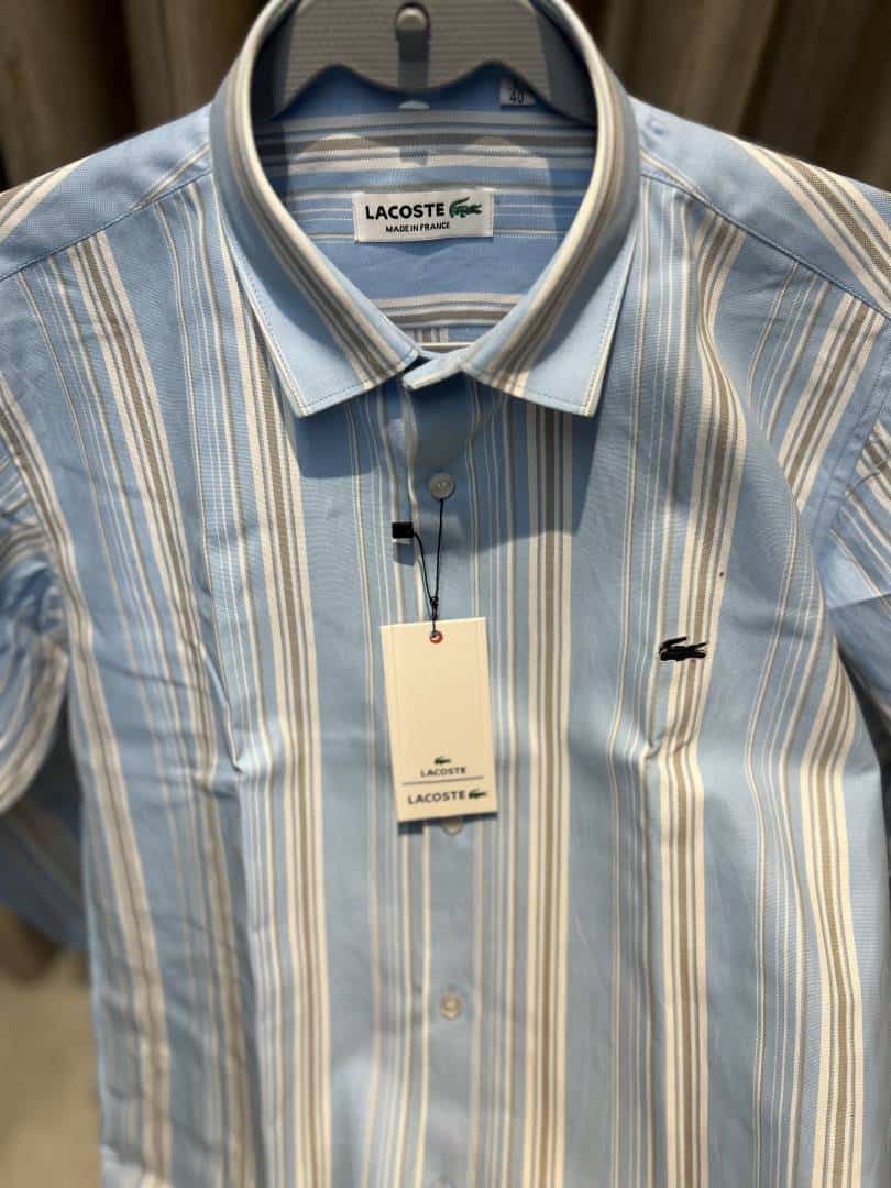 LACOST_E BLUE IMPORTED ULTRA PREMIUM SHIRT AVAILABLE
