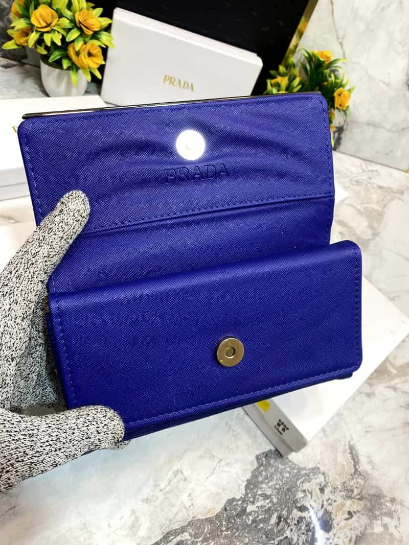 PRAD_A 3 Fold double compartment Clutch wallet 627