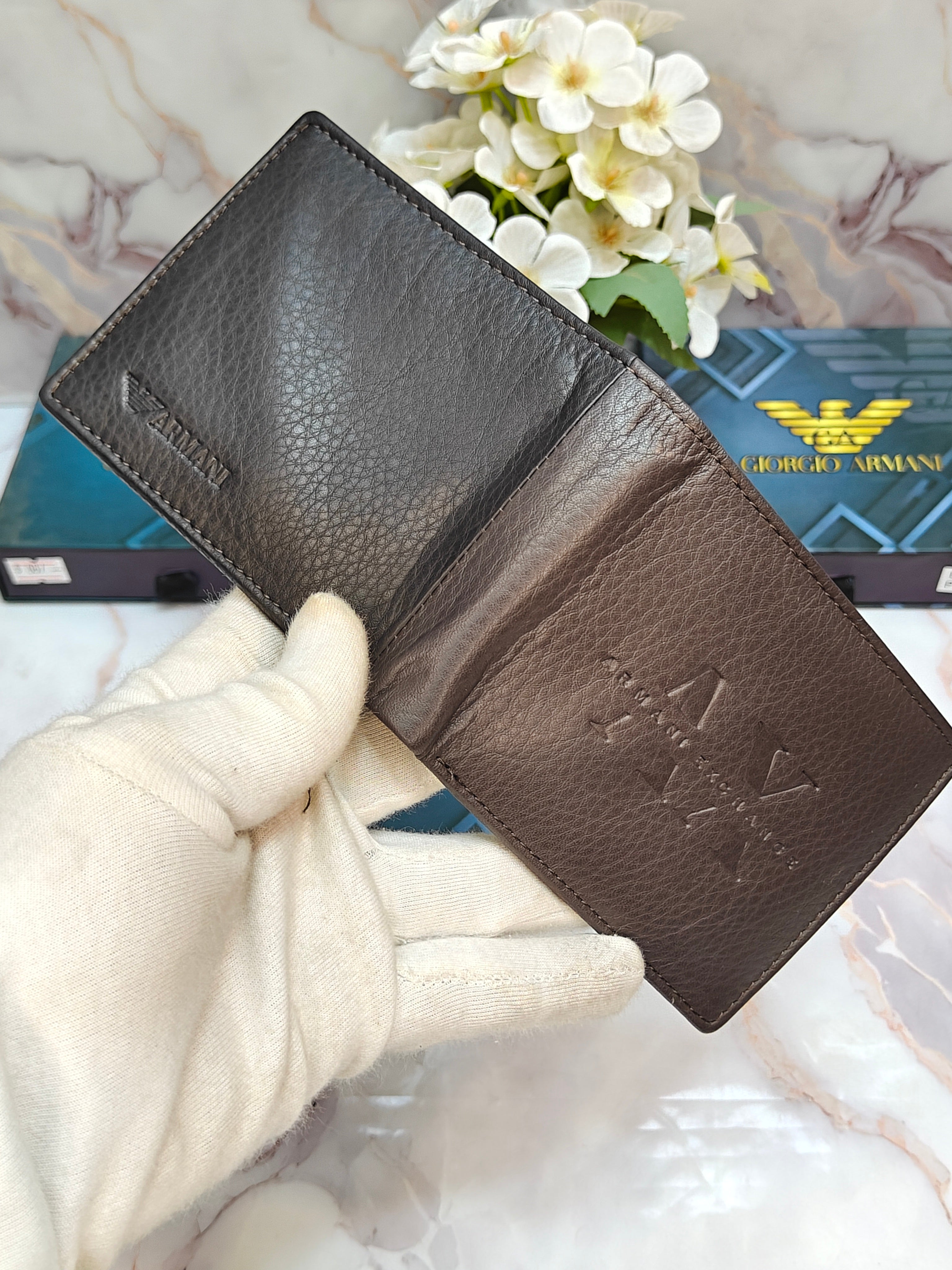 Ax.. @RM..ANI EXCHANGE PREMIUM QUALITY WALLET WITH OG BOX AX-118 SALE