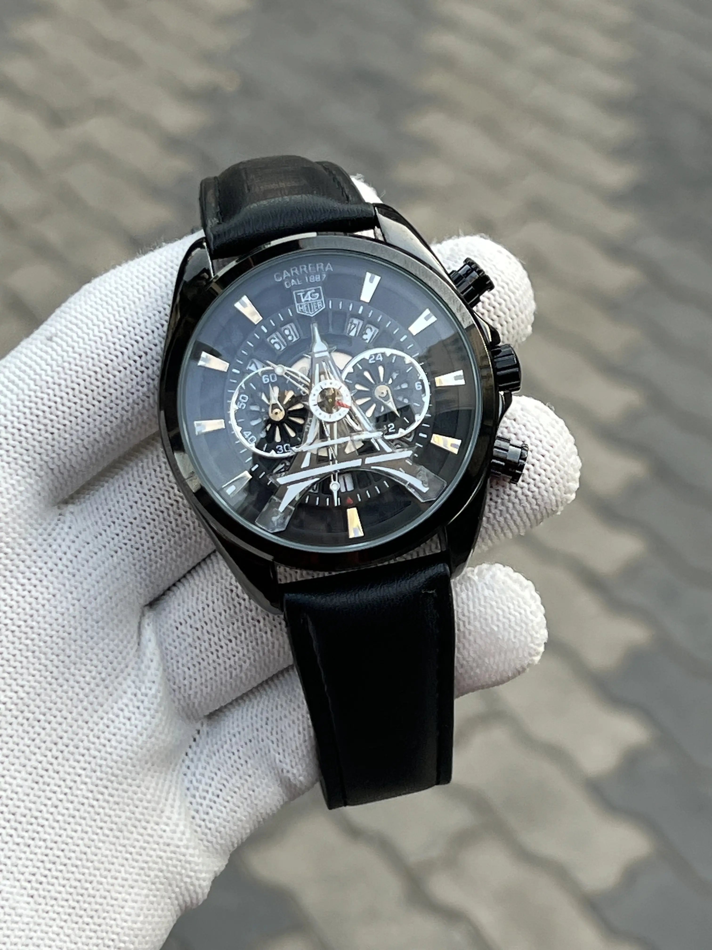 Tag Heuer Eiffel Tower Leather Full Black
