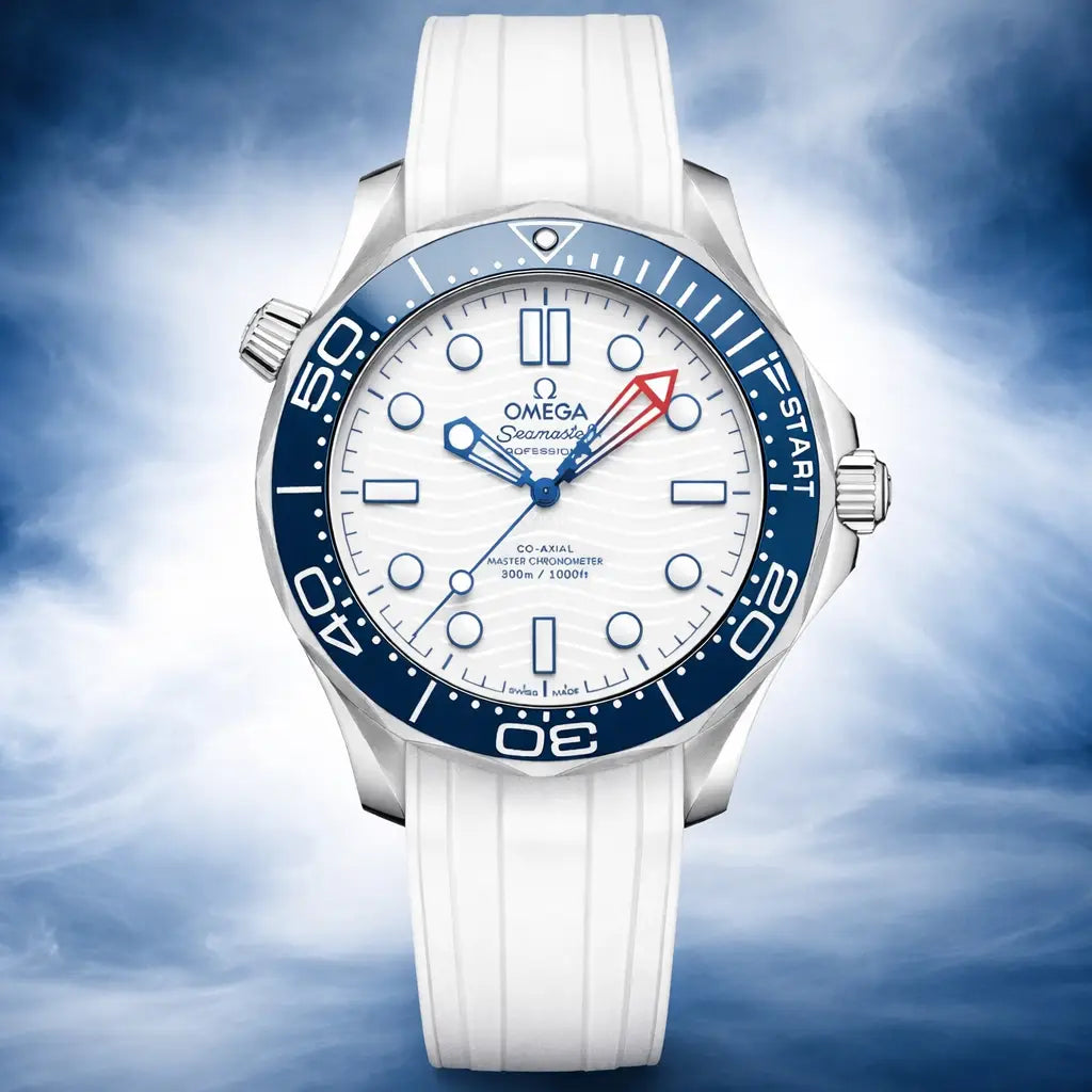 Omega Seamaster Diver 300M White Blue