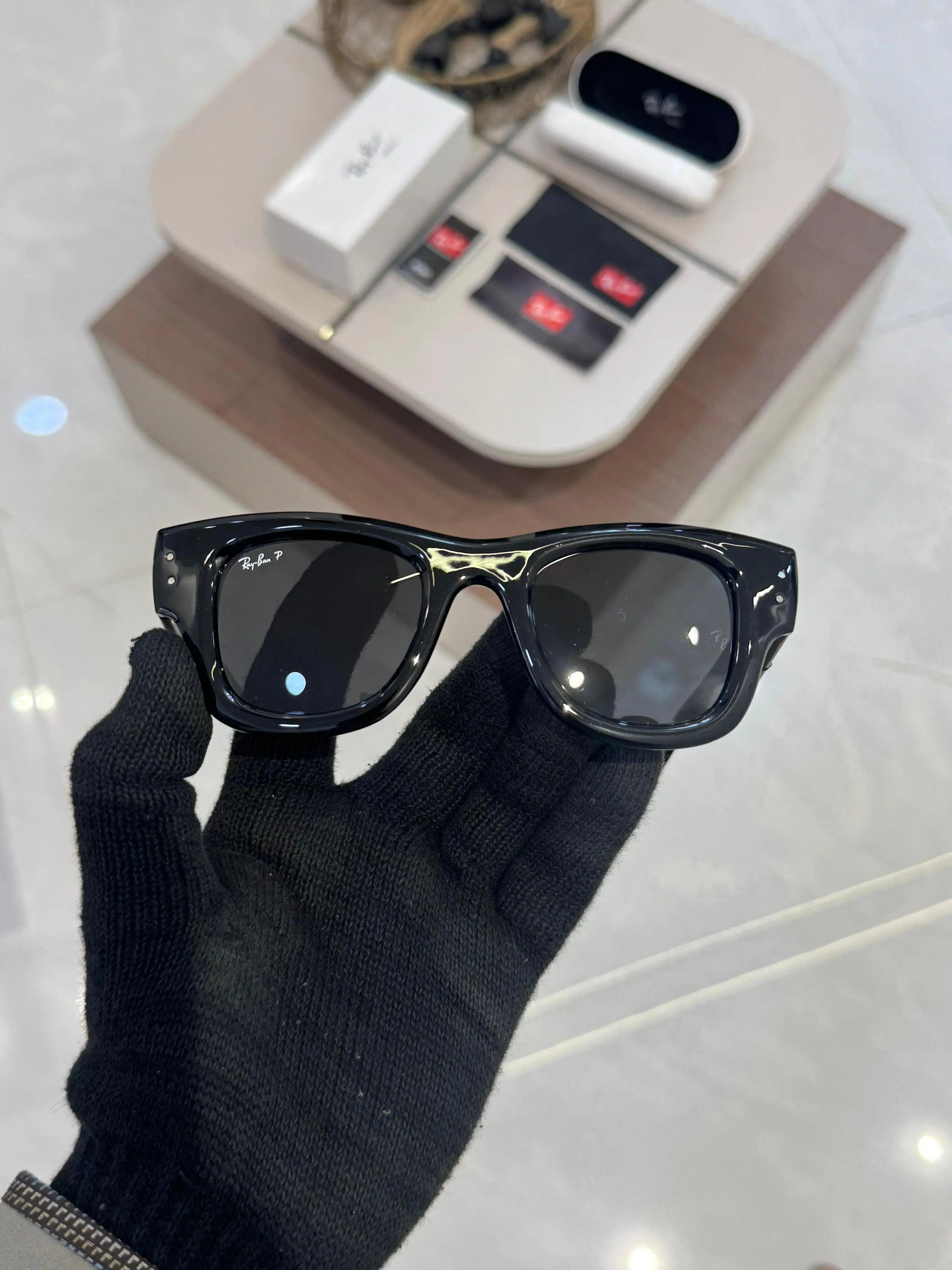 Rayban 4940 Shine Black Puffer Diamond Edition