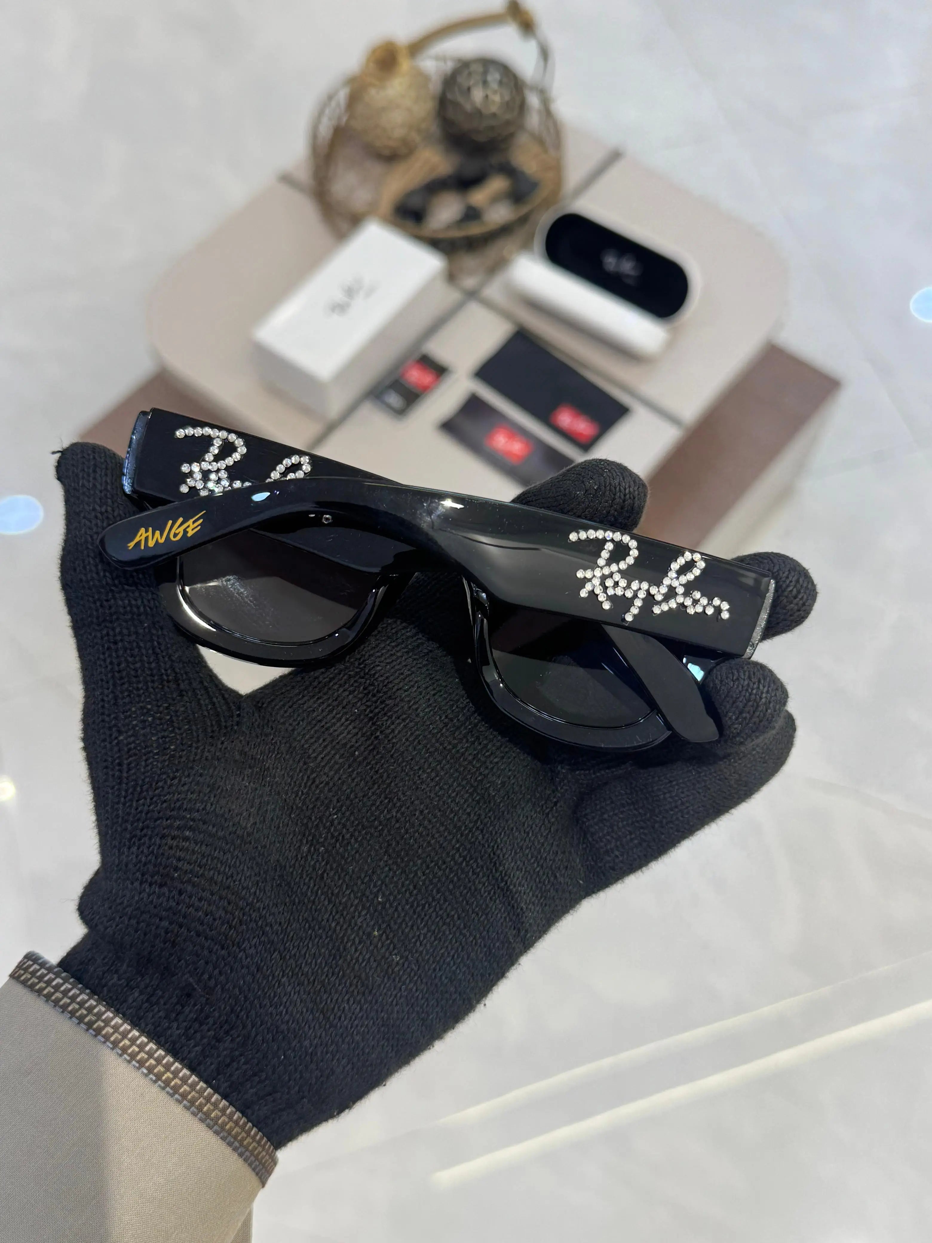 Rayban 4940 Shine Black Puffer Diamond Edition