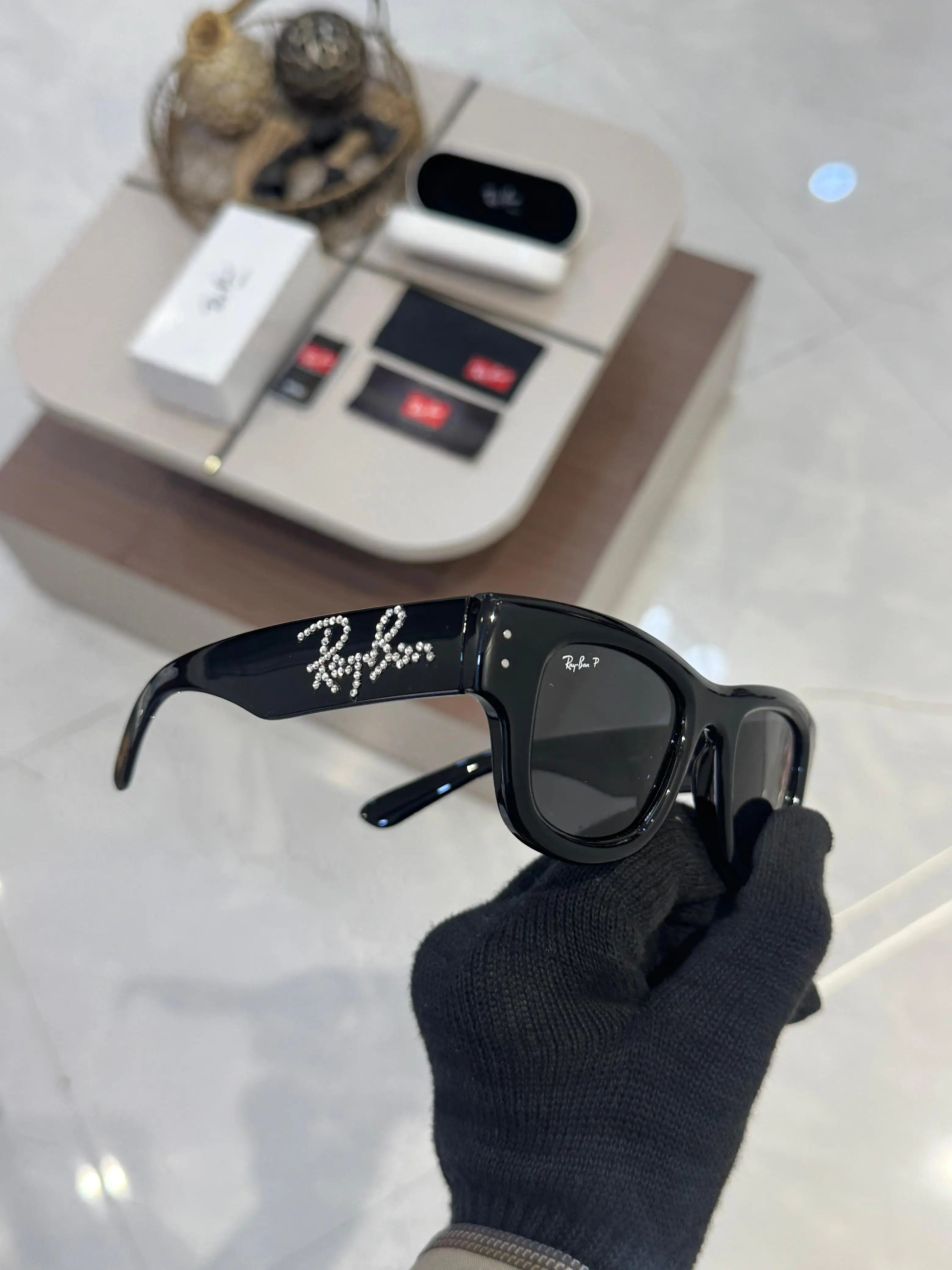 Rayban 4940 Shine Black Puffer Diamond Edition