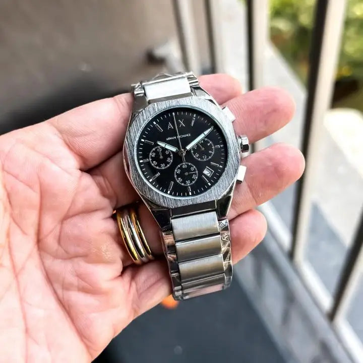 Armani silver black
