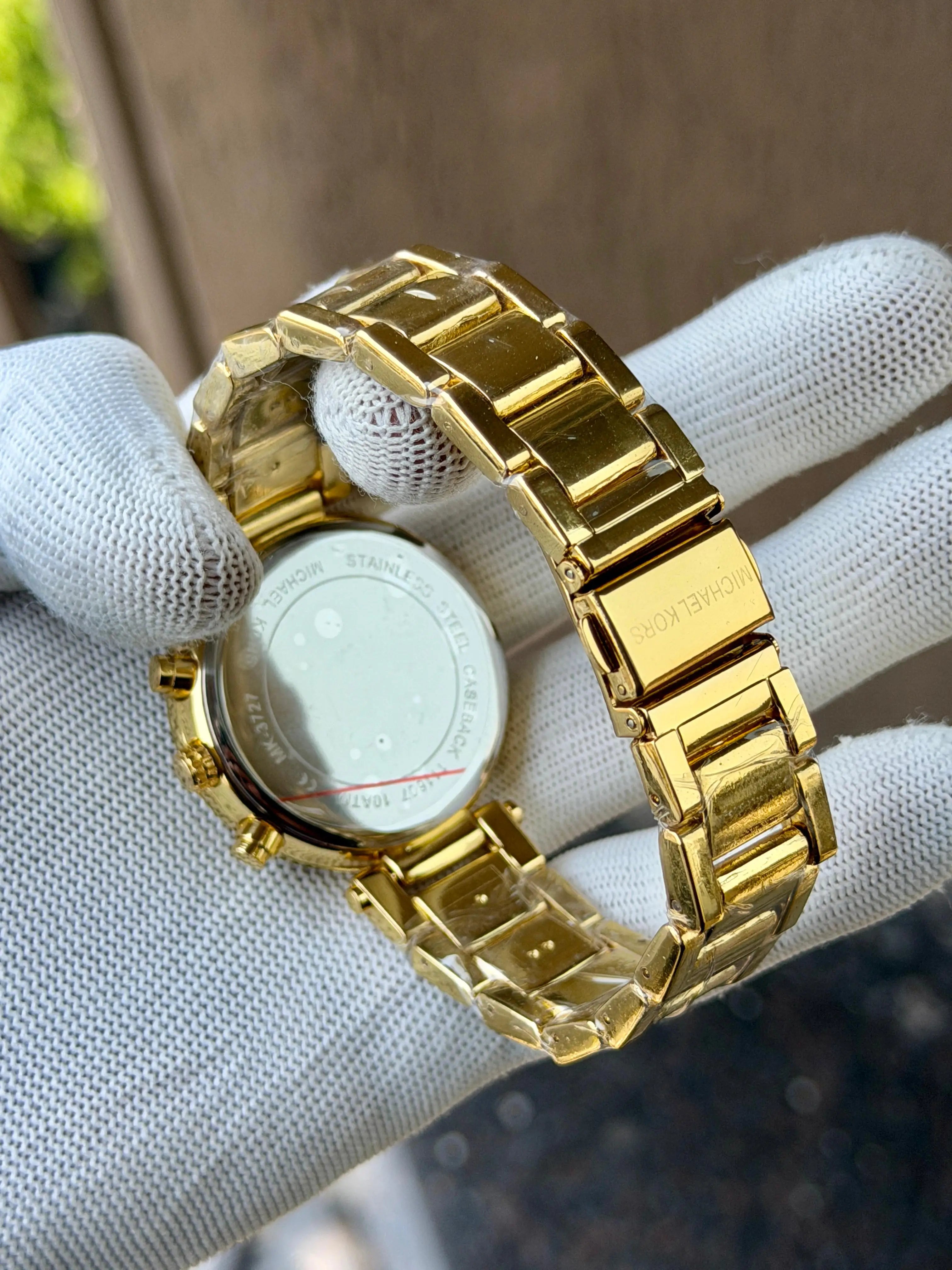 Michael Kors Parker Gold Green