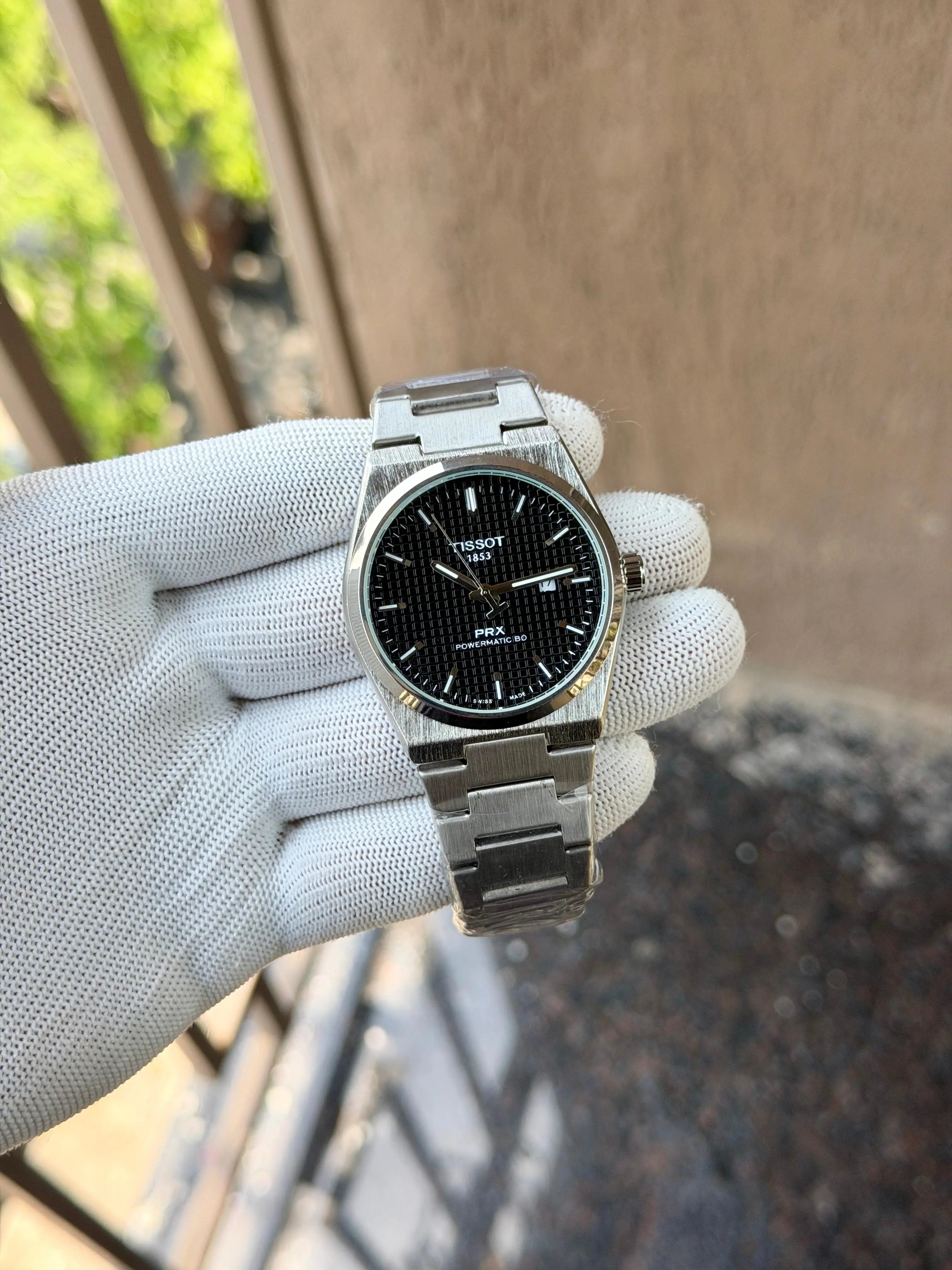 Tissot 1853 PRX Silver-Black Checks