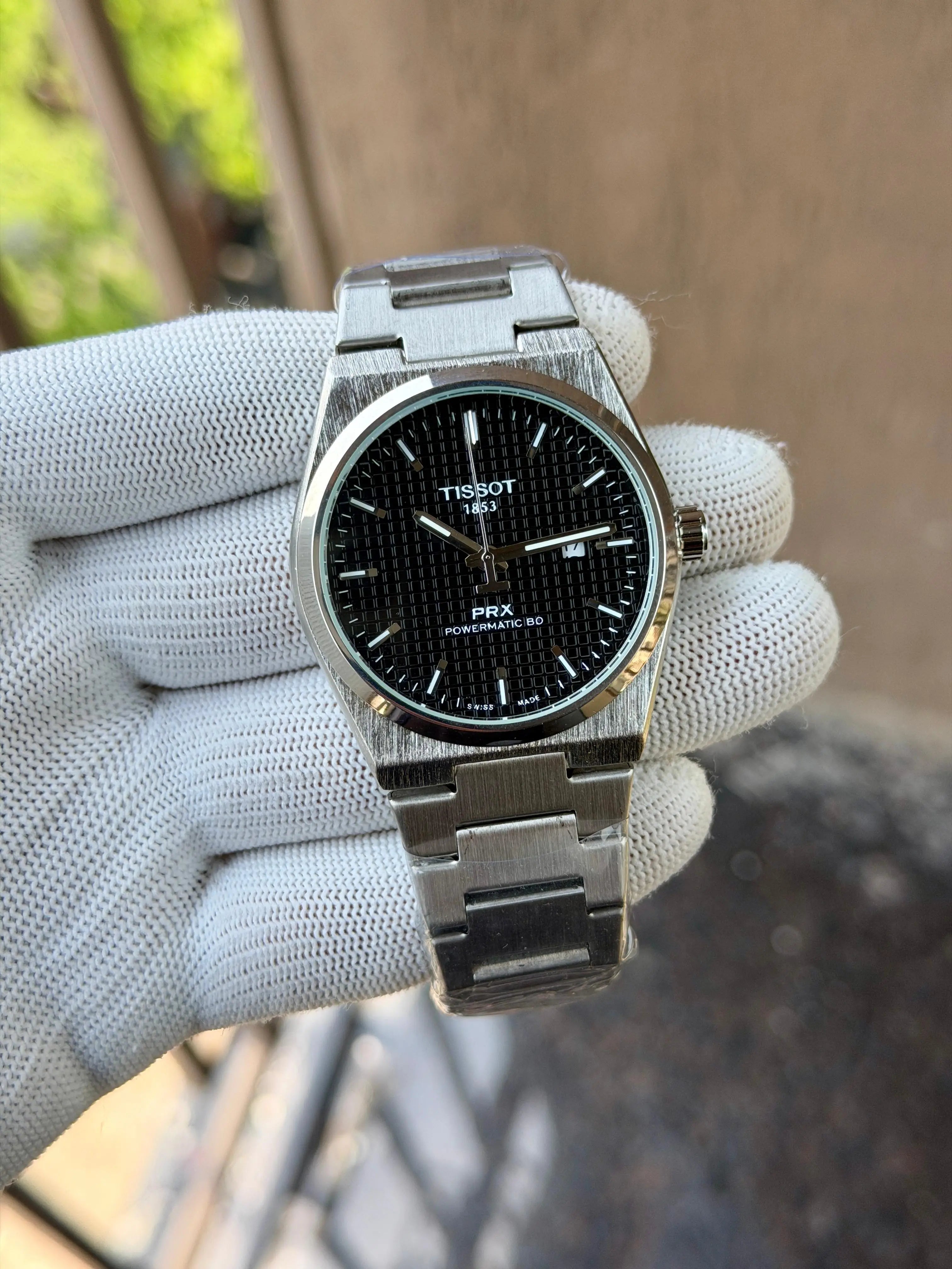 Tissot 1853 PRX Silver-Black Checks