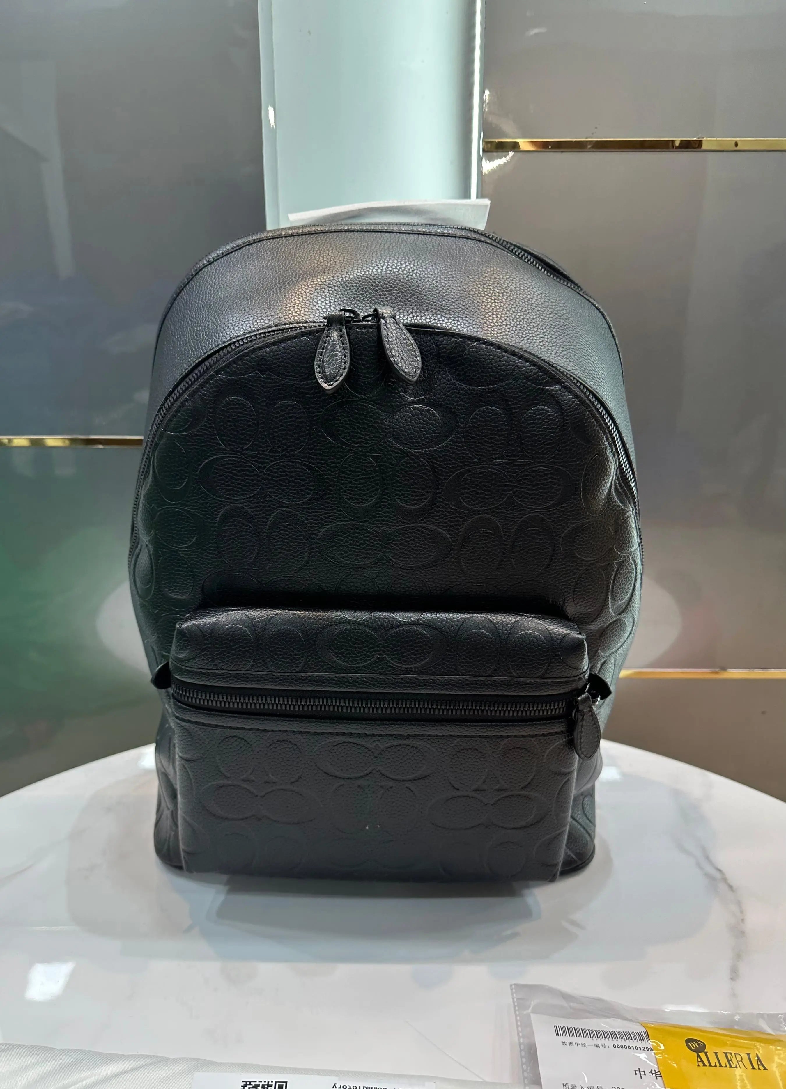 Coac h Black Monogram Luxury Imported BackPack