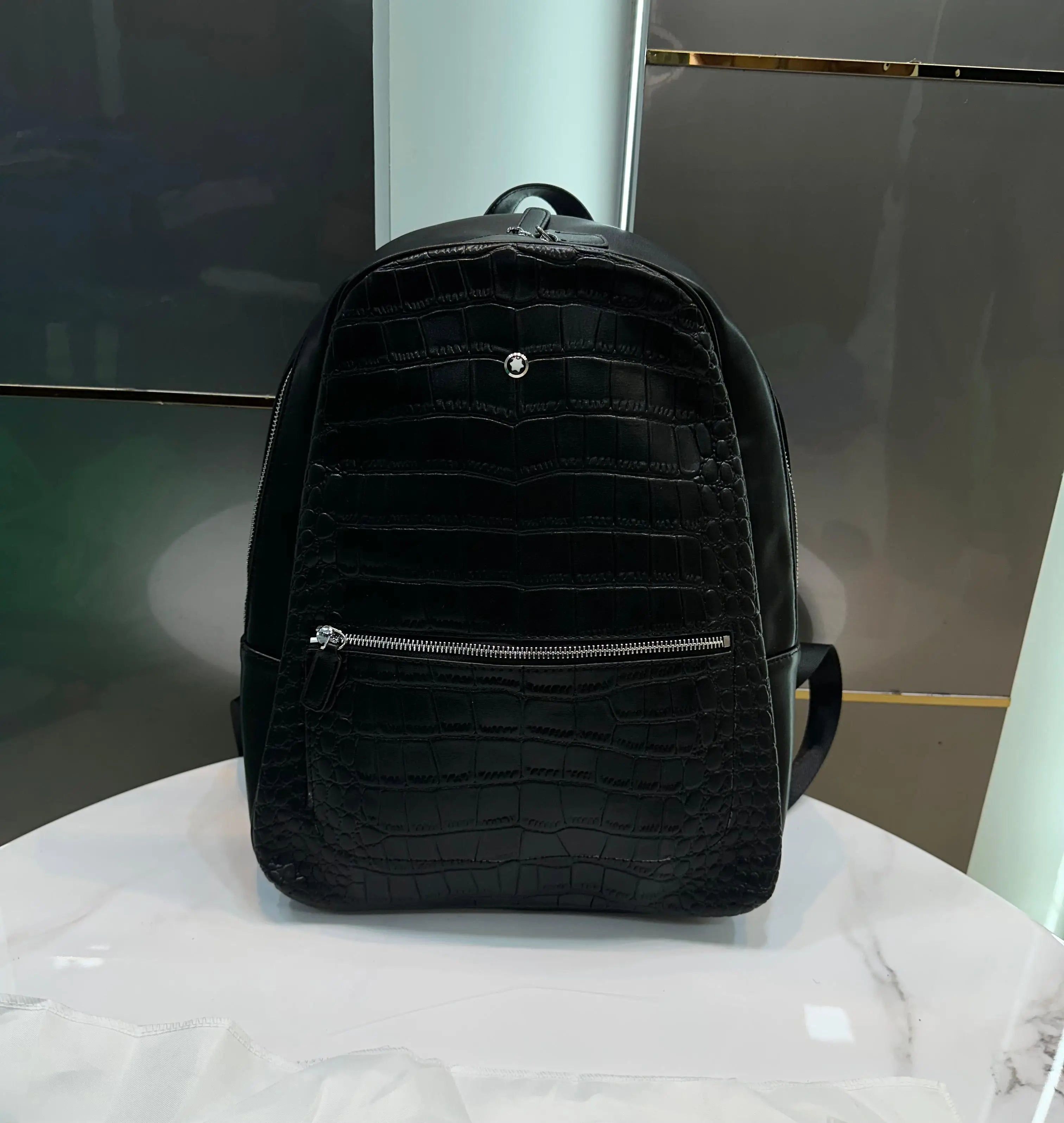 Mont Blan c Black Luxury Imported BackPack