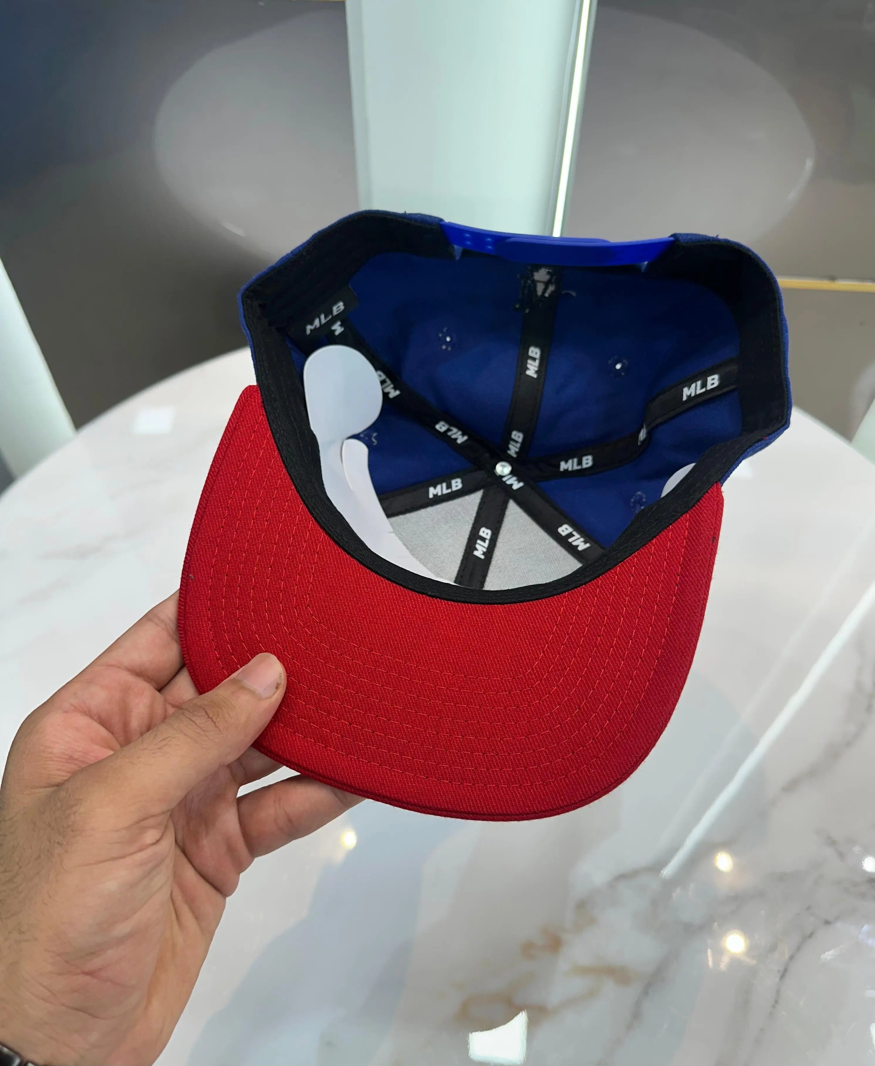 LA  Blue Red Imported Cap