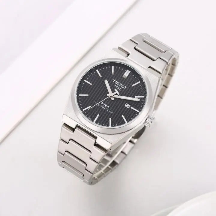 Tissot Prx Silver Black