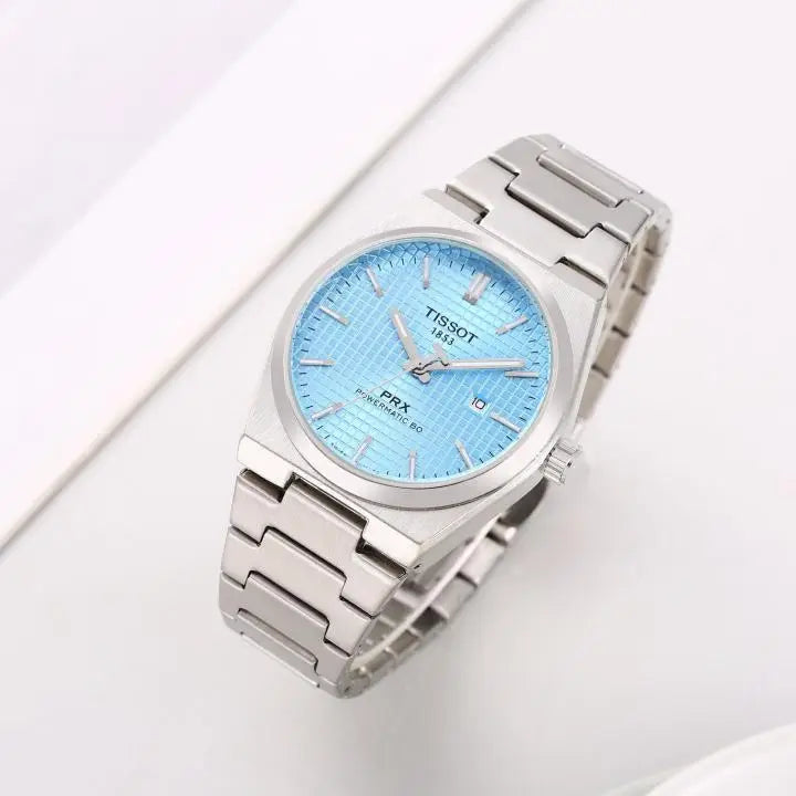 Tissot Prx Silver blue