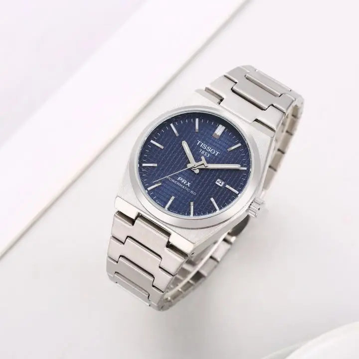 Tissot Prx Silver dark blue
