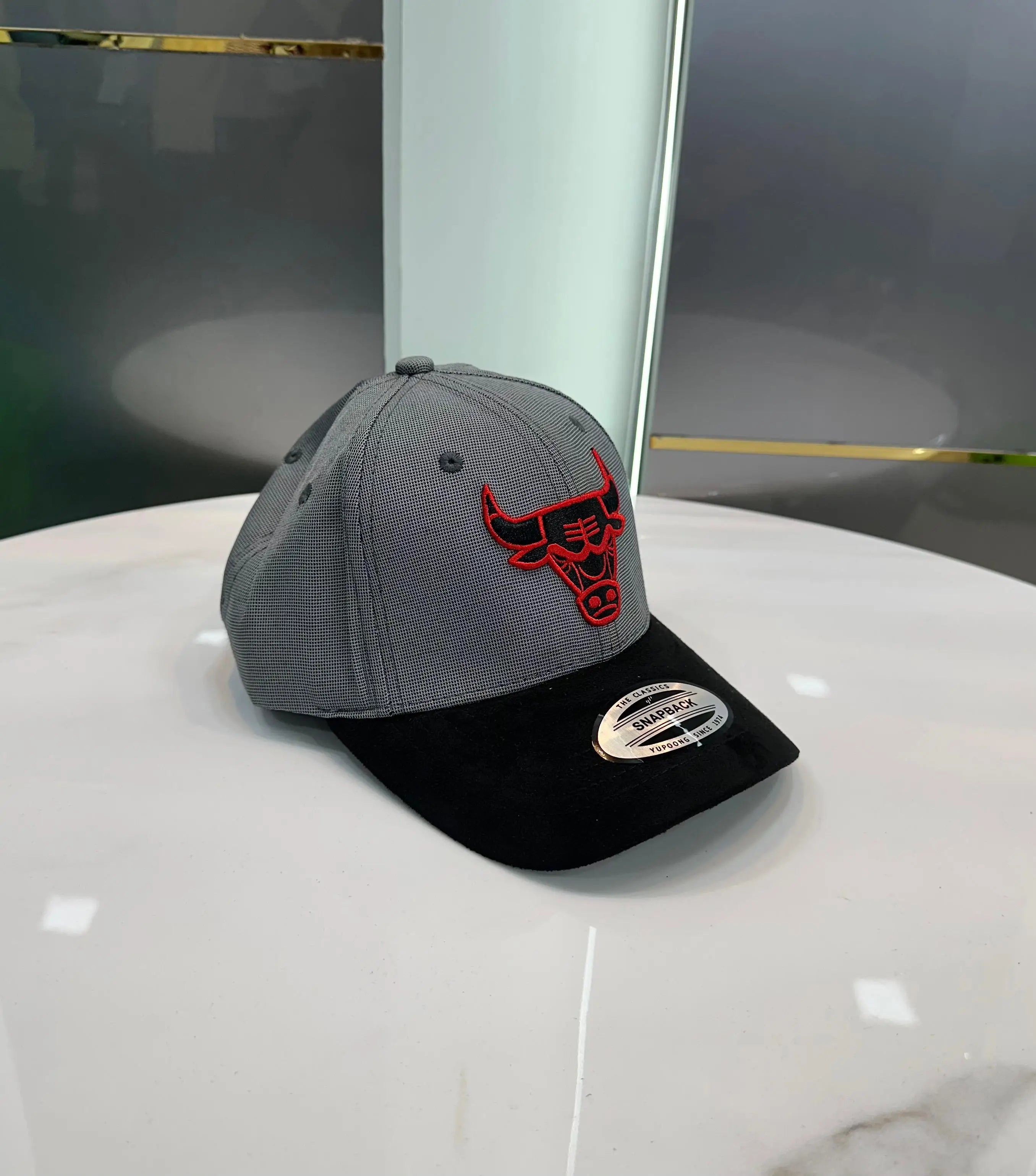 Cap NBA Grey Black Premium Imported Cap