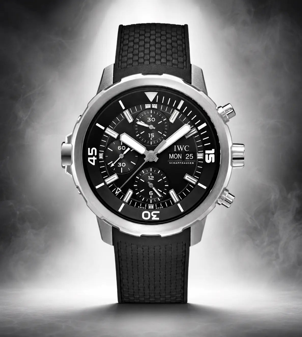 IWC AQUATIMER CHRONOGRAPH BLACK SILVER
