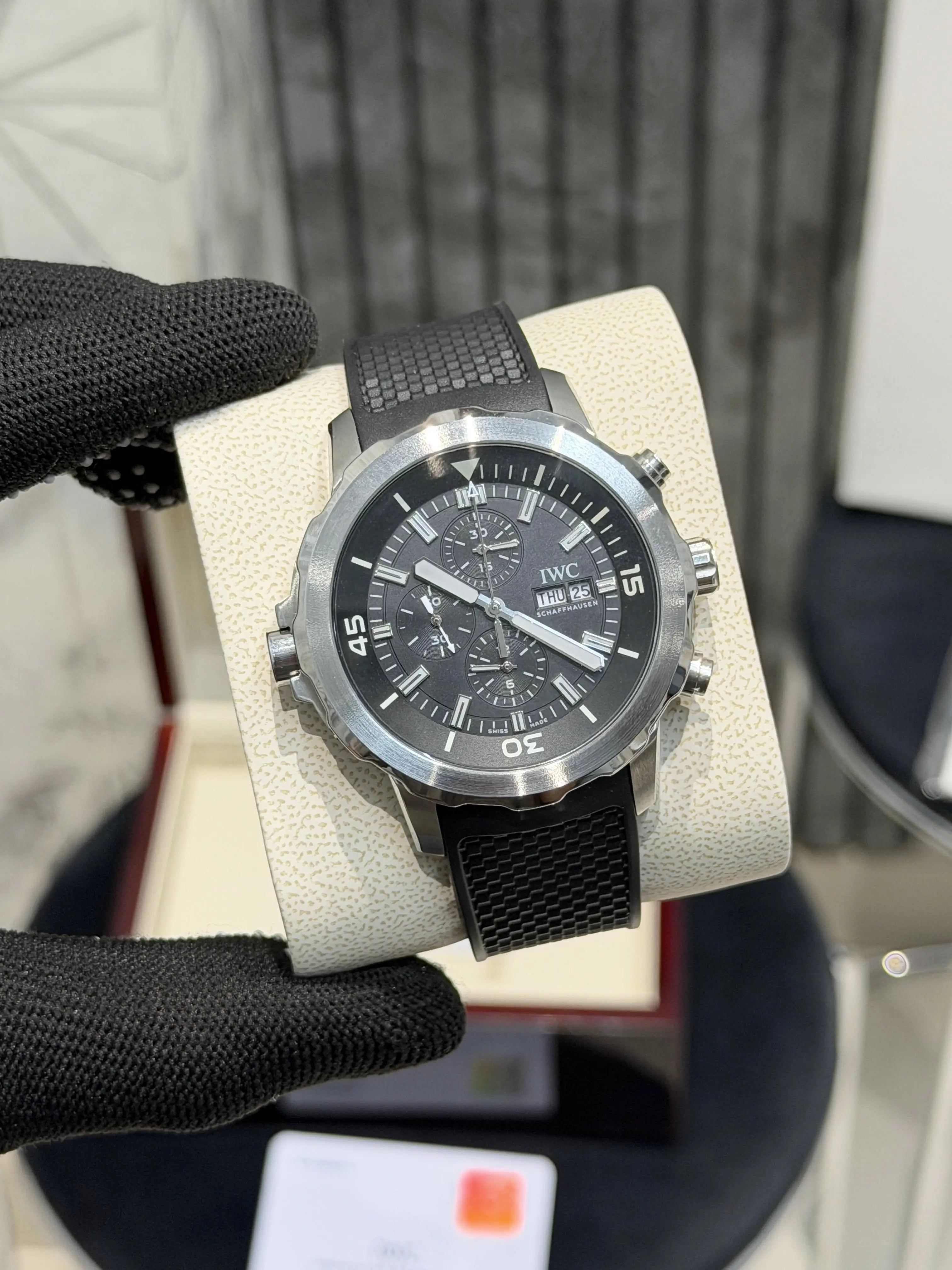 IWC AQUATIMER CHRONOGRAPH BLACK SILVER