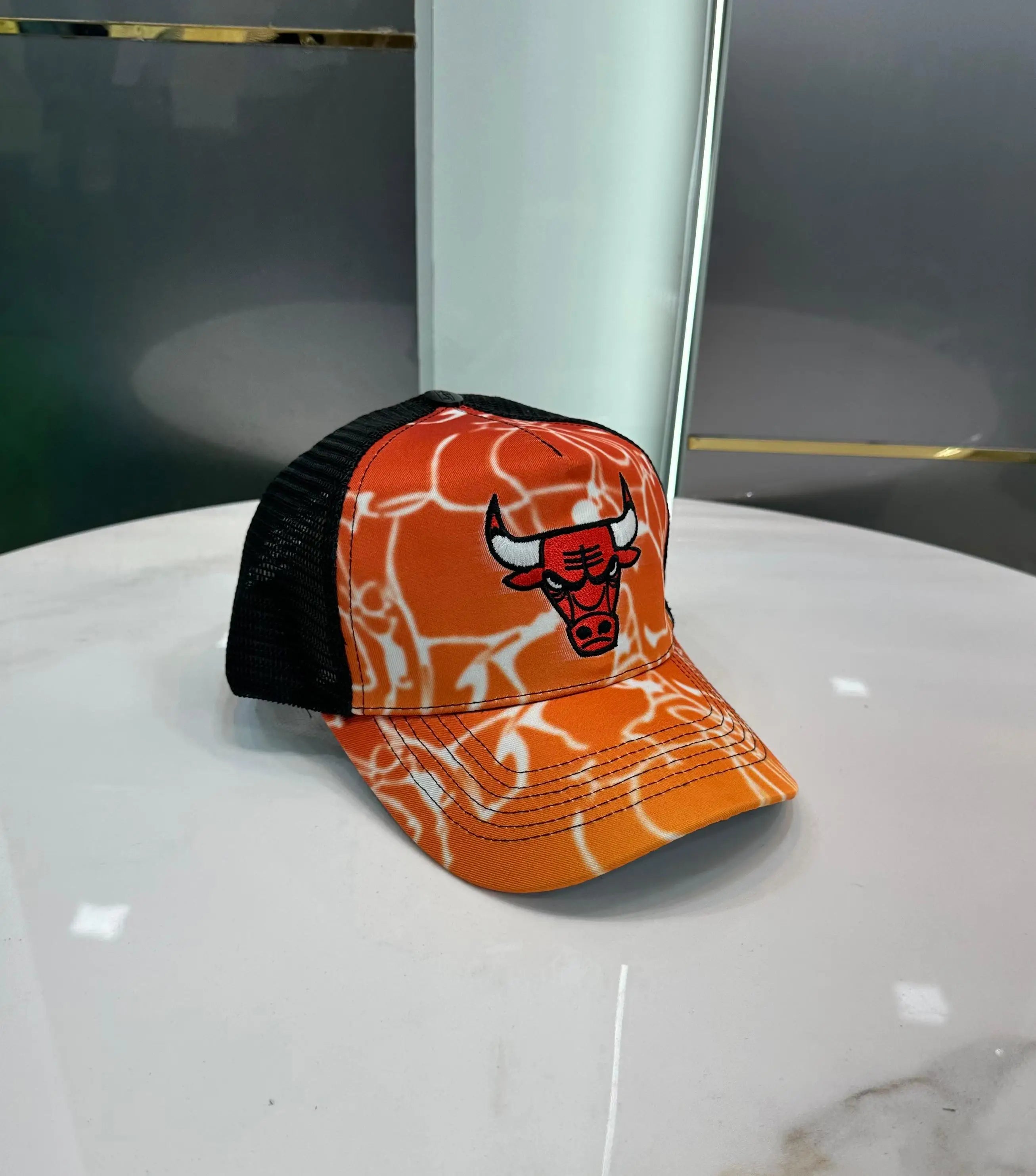 NBA Black Orange (ChicagoBulls) 001 Premium Imported Cap