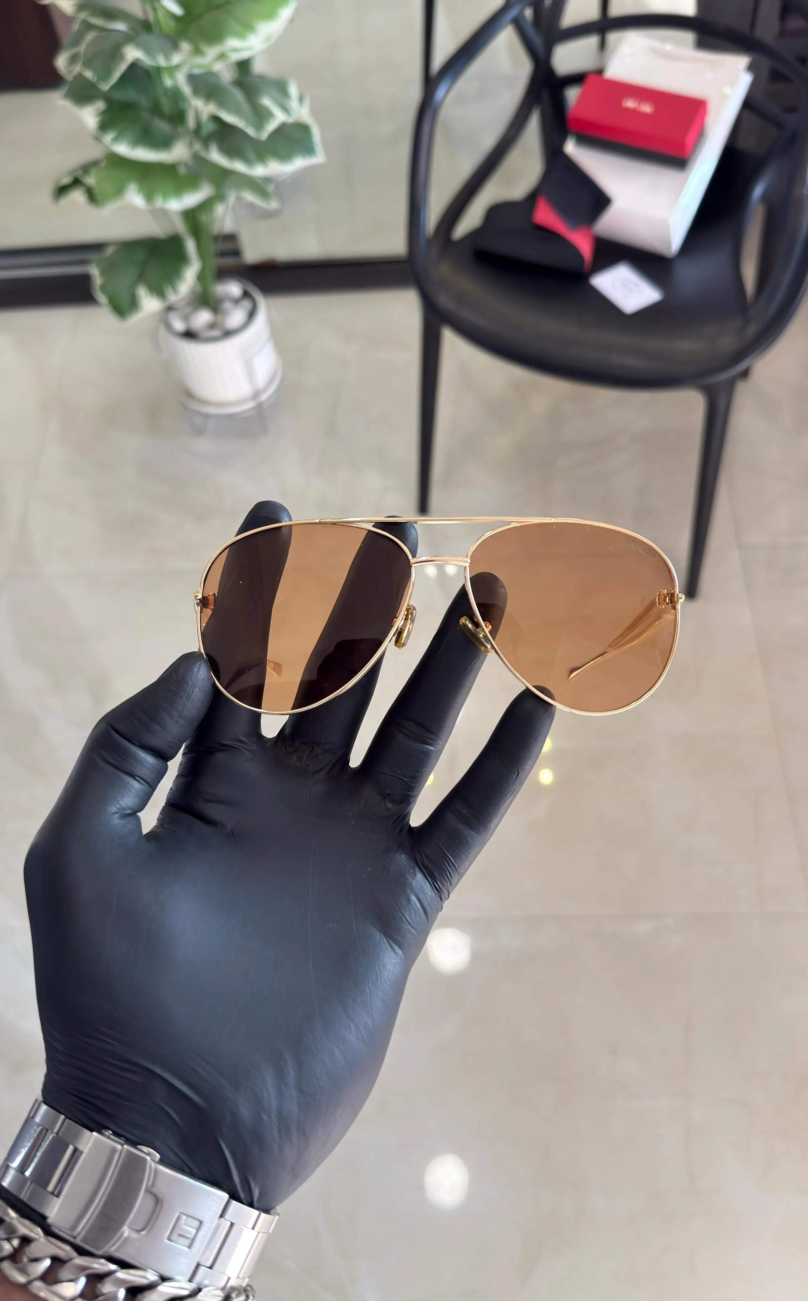 Prada 122 Gold Orange