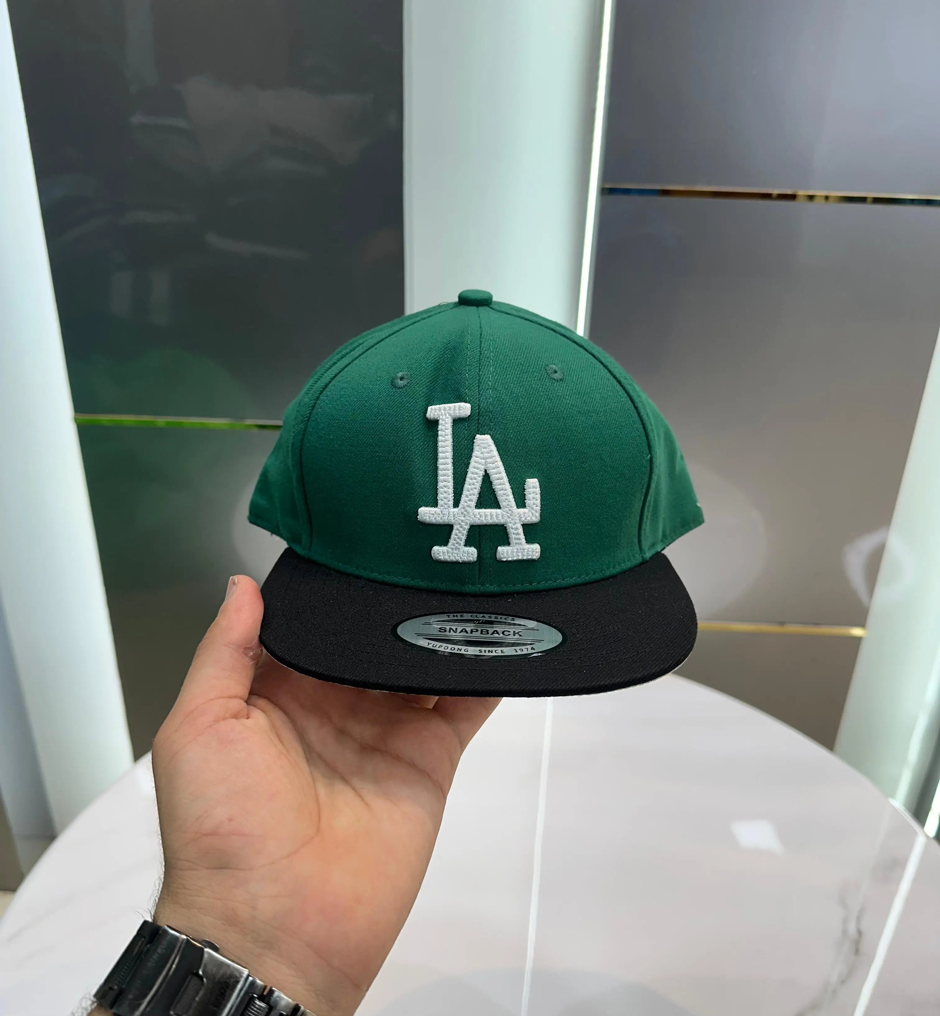 LA Dark Green Black 001 Premium Imported Cap