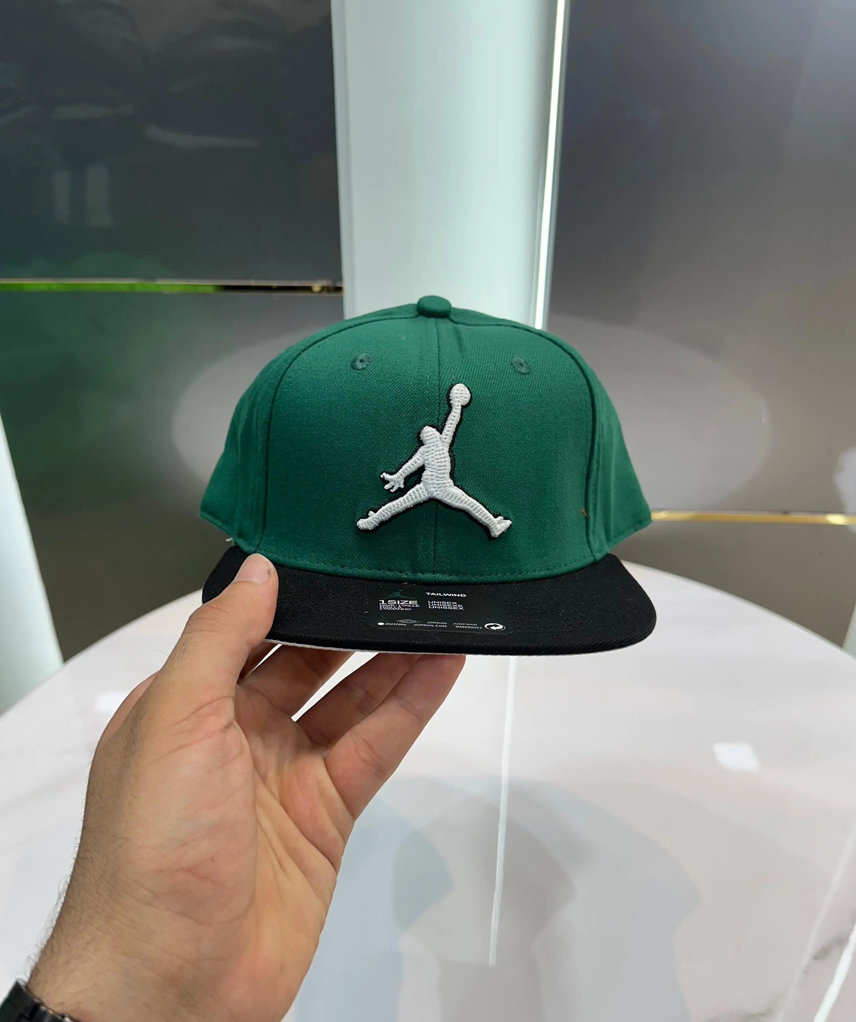 Jordan Green Black 001 Premium Imported Cap