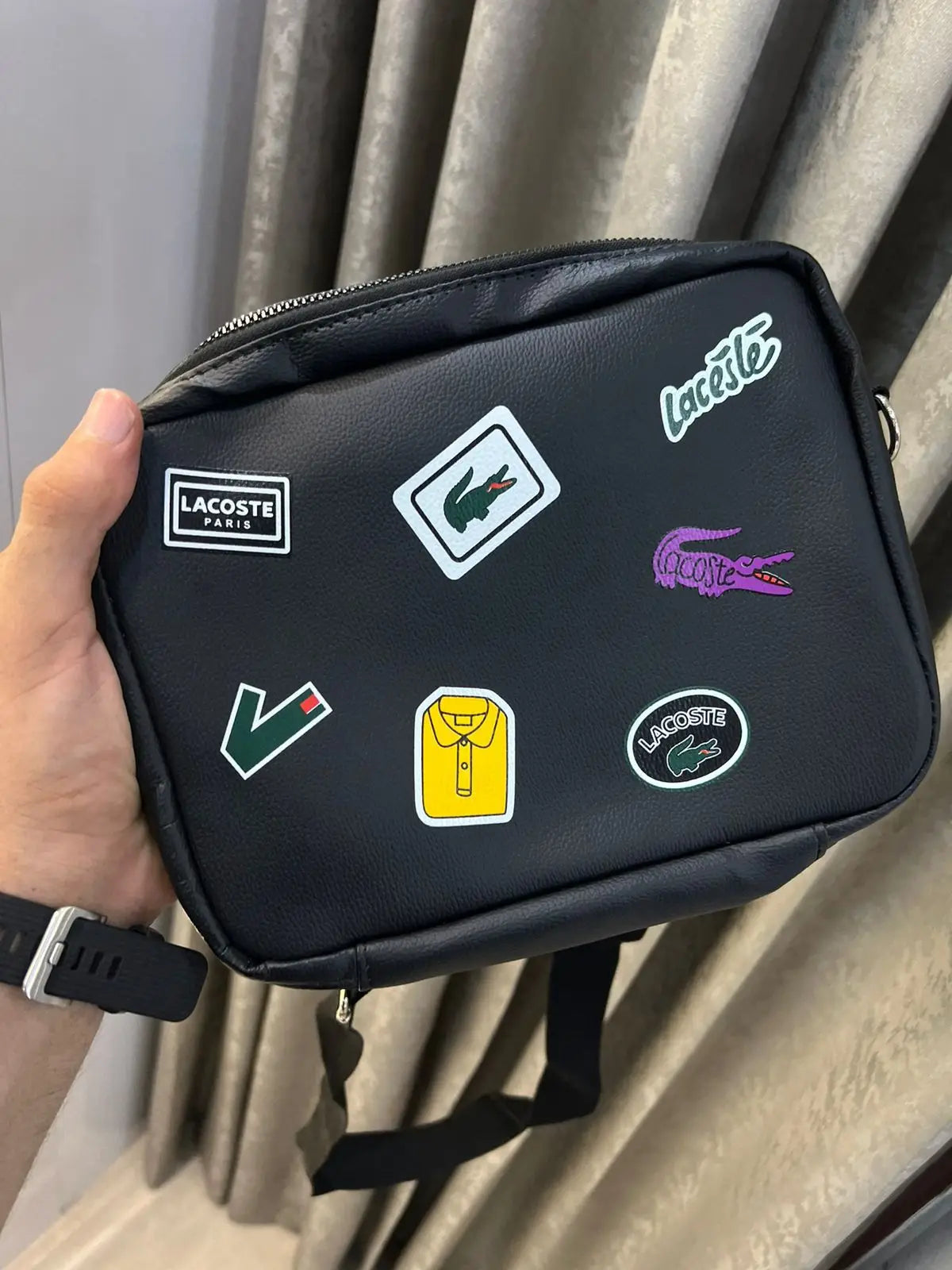 Lacost e Black 001 Premium Cross Bag