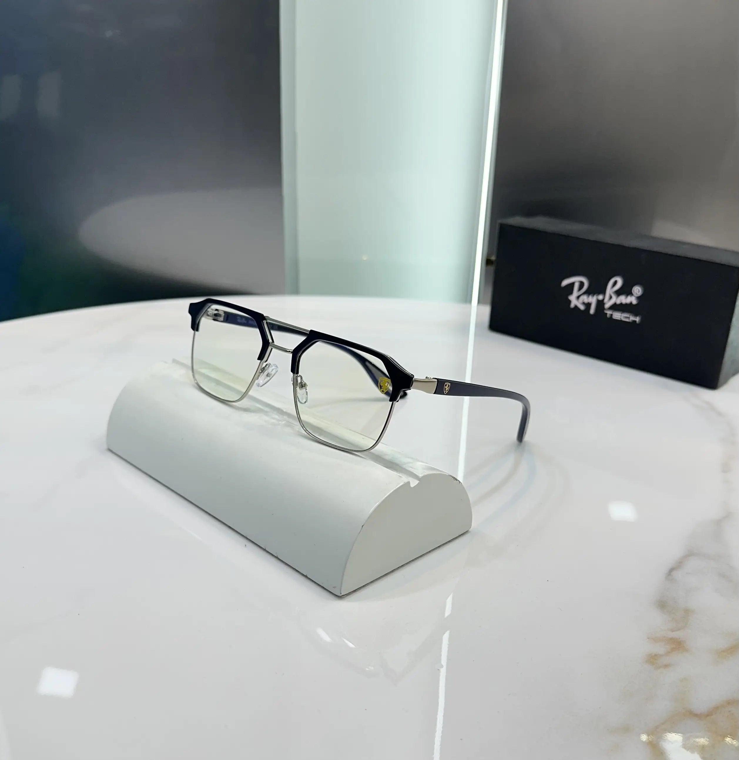 Rayban Blue Luxury Glasses 04