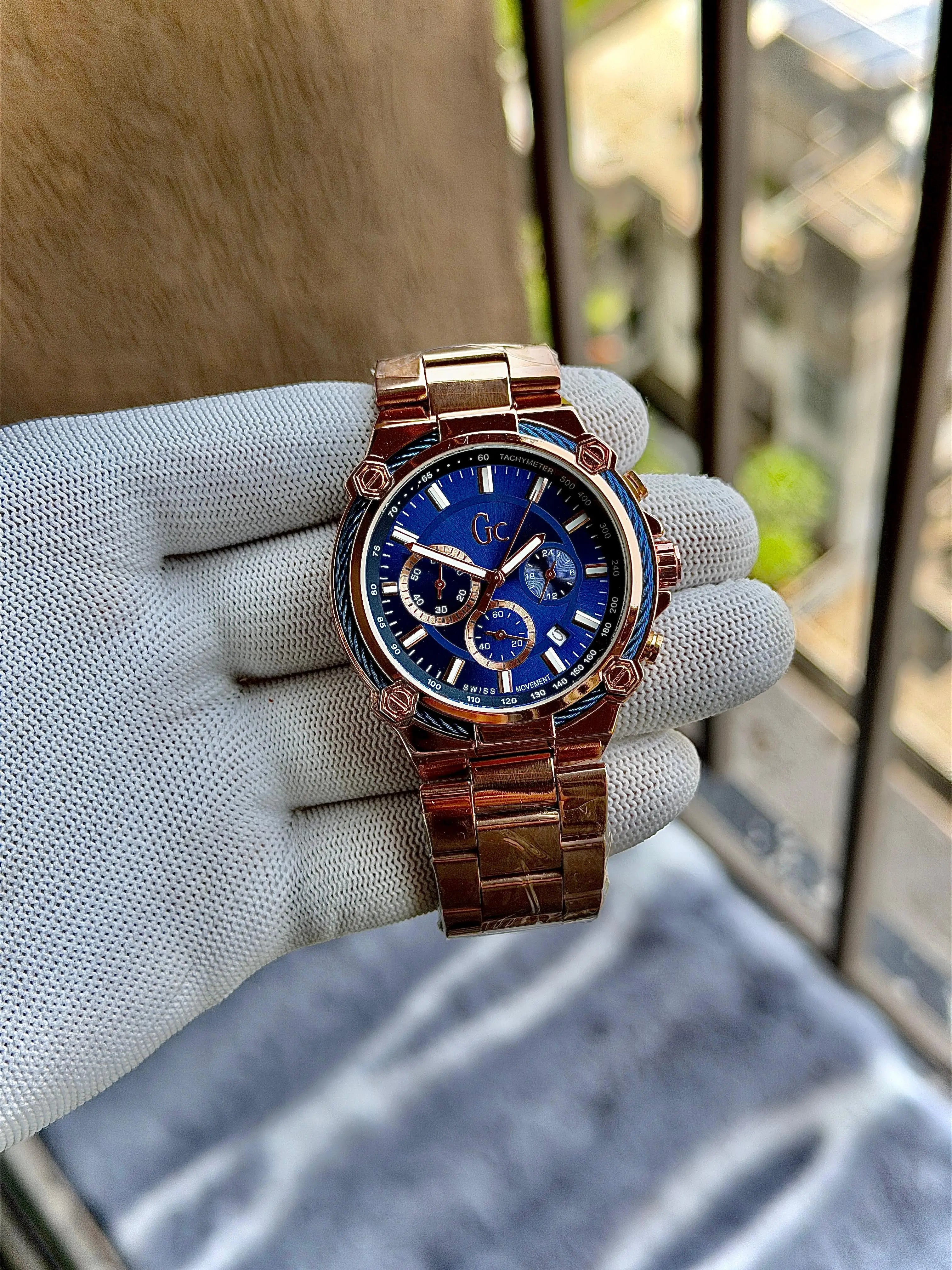 Guess Mens Chronograph Stainless steel 251
