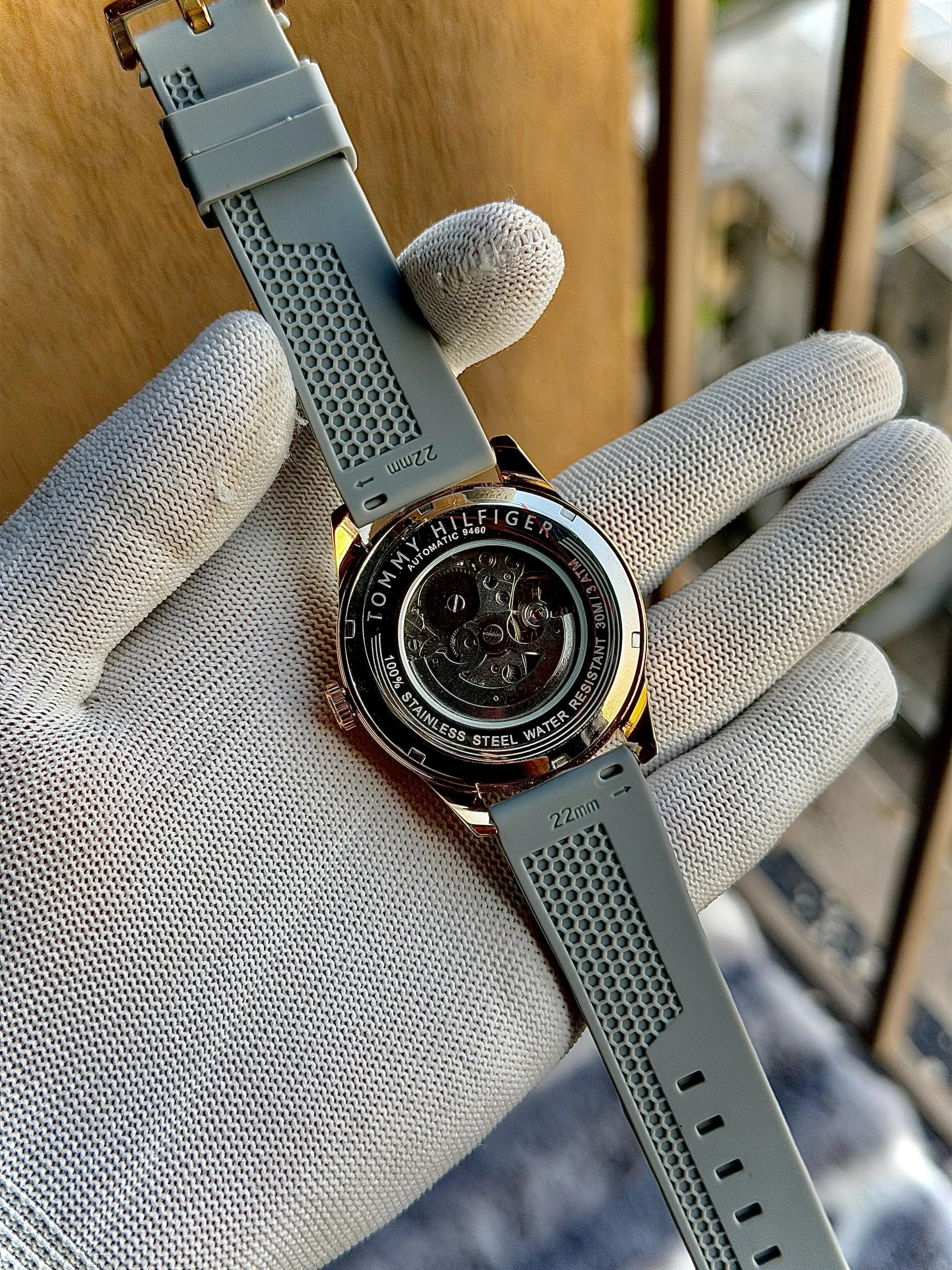 Tommy_Hilfiger Premium Automatic Silicon Grey 239