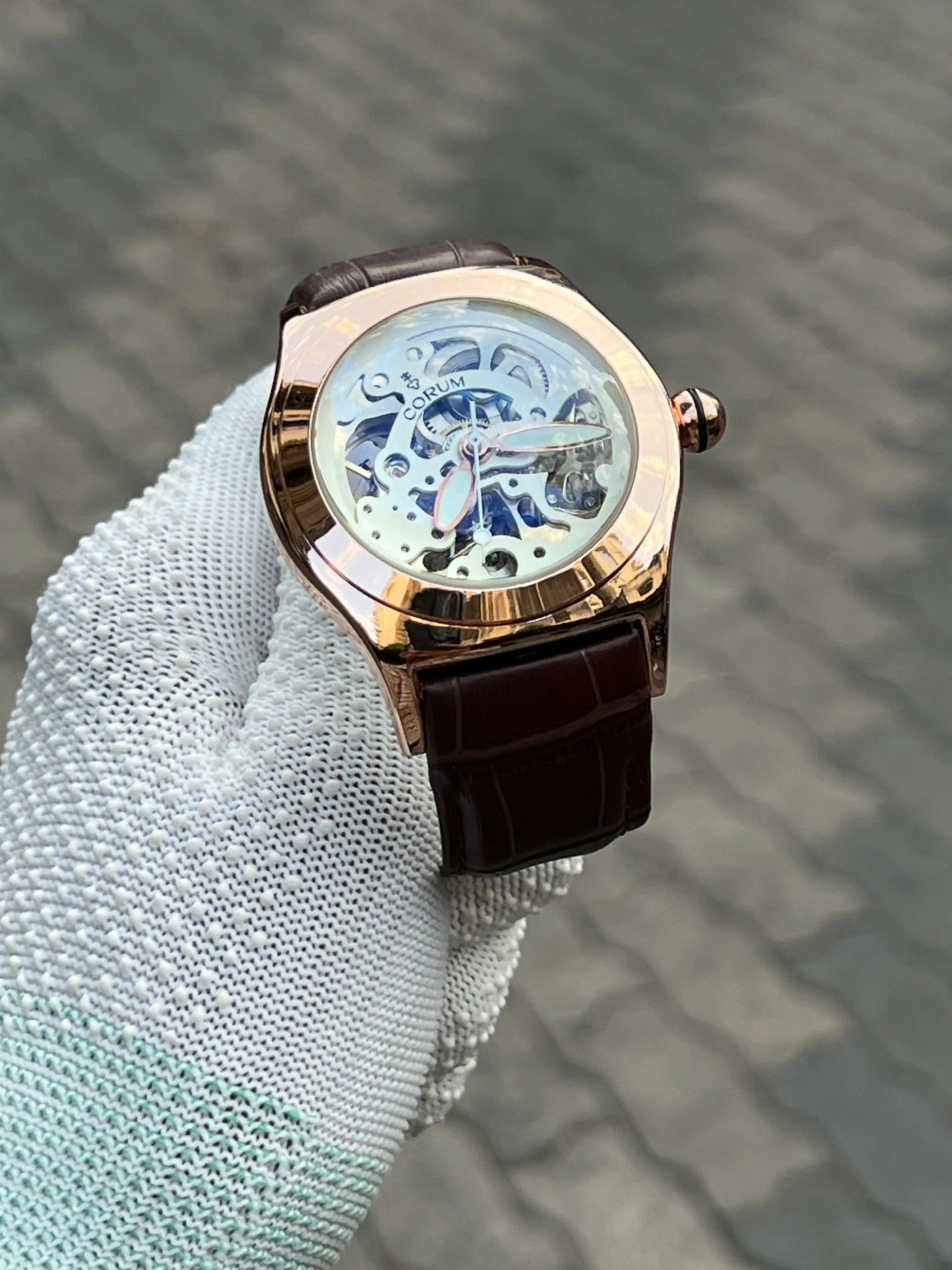 Corum Automatic Brown Leather