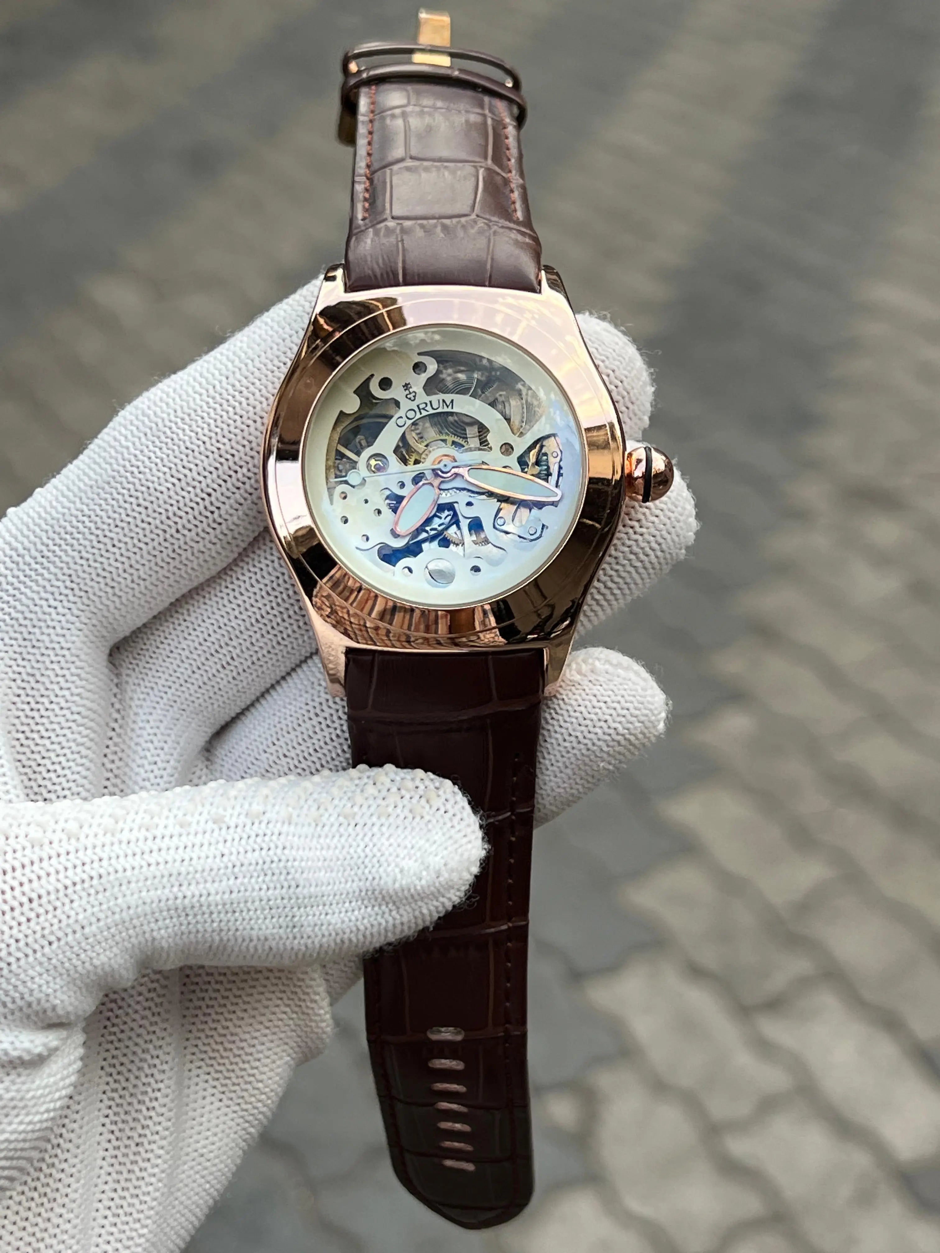 Corum Automatic Brown Leather