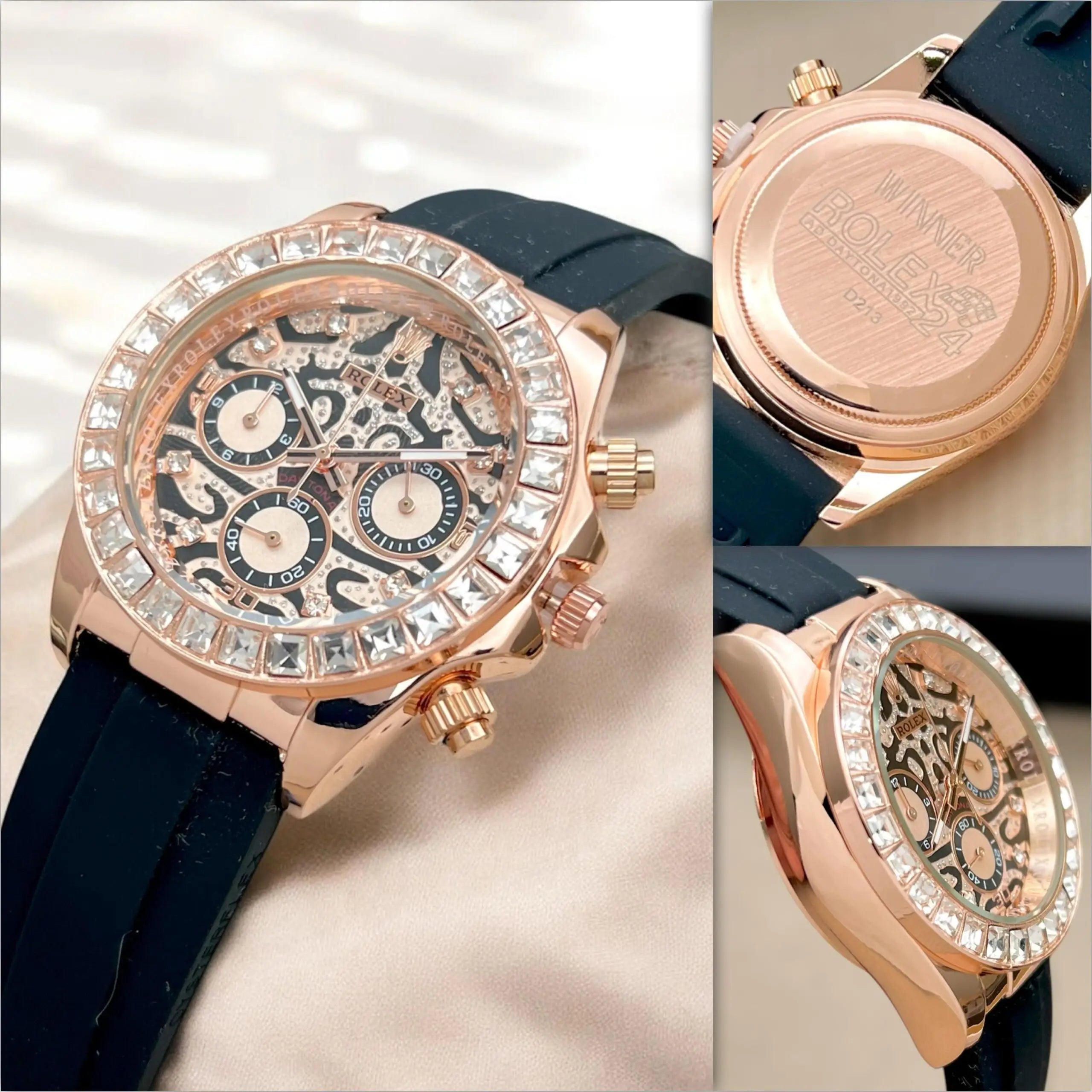 ROLEX EYE OF TIGER ROSE GOLD