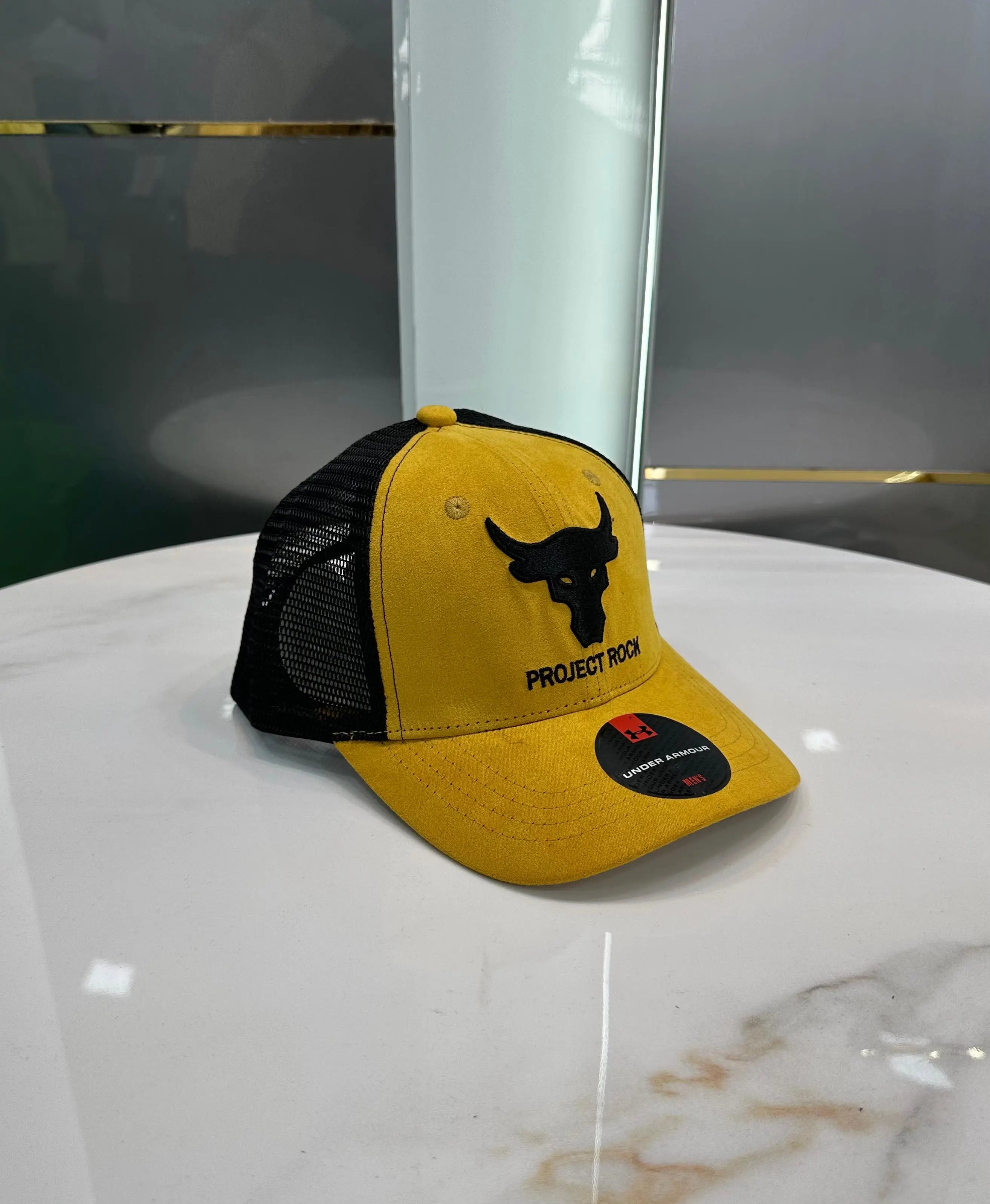 Under Armou r Yellow (Suede) Premium Imported Cap