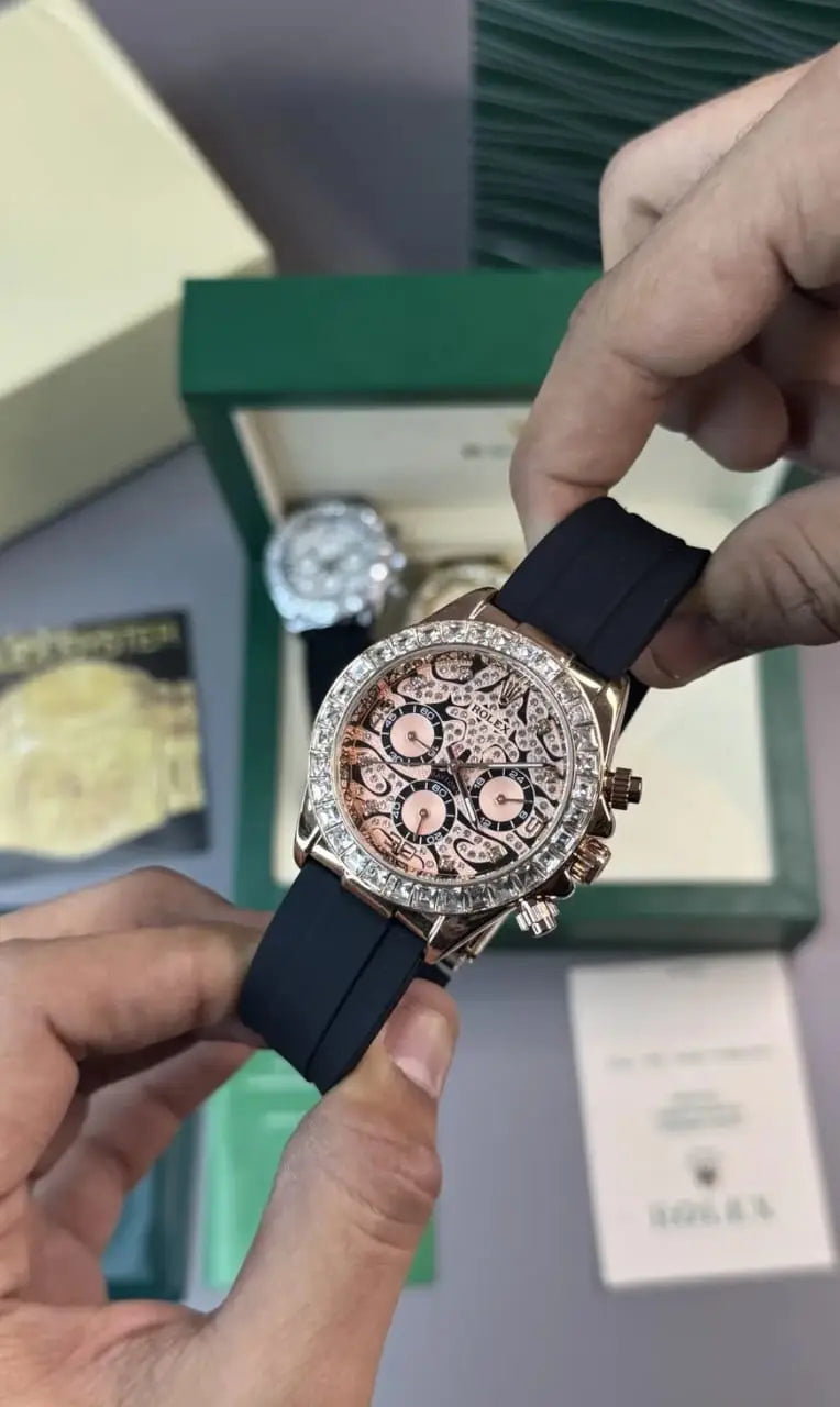 ROLEX EYE OF TIGER ROSE GOLD