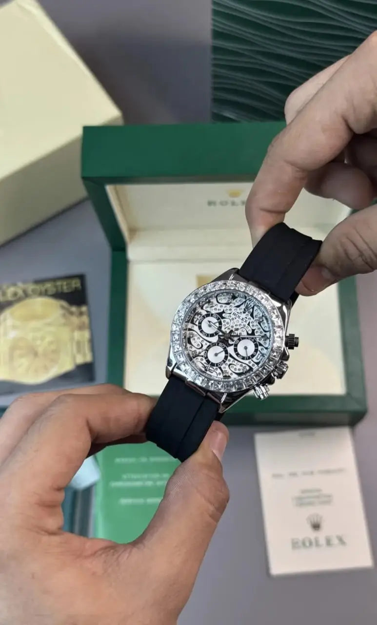 ROLEX EYE OF TIGER SILVER