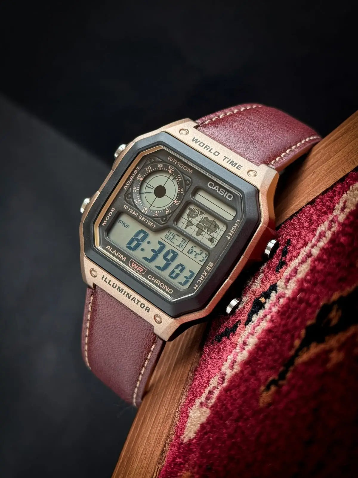 CASIO AE-1200 ILLUMINATOR BROWN