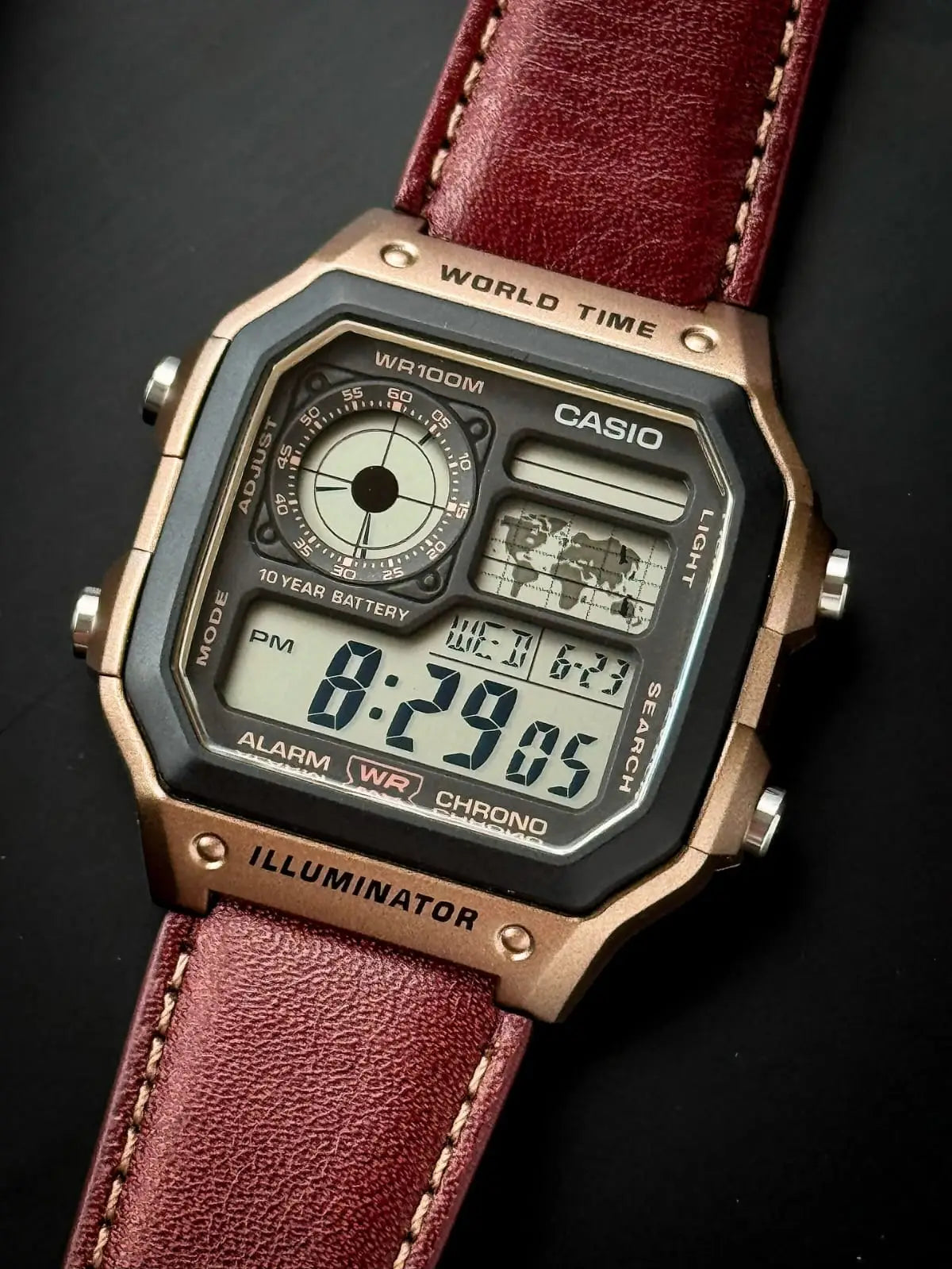 CASIO AE-1200 ILLUMINATOR BROWN