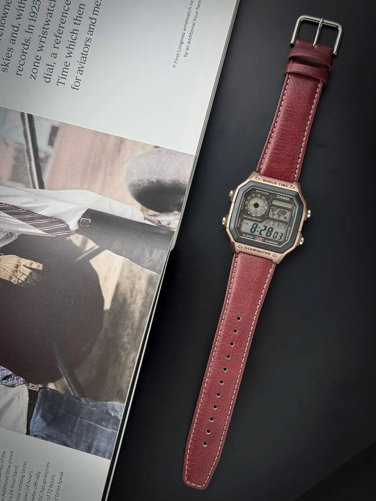 CASIO AE-1200 ILLUMINATOR BROWN