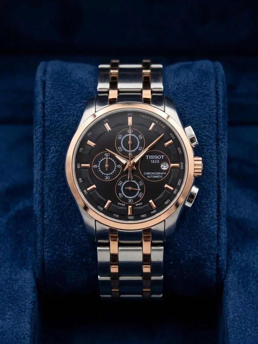 Tissot1853 couturier twotone black