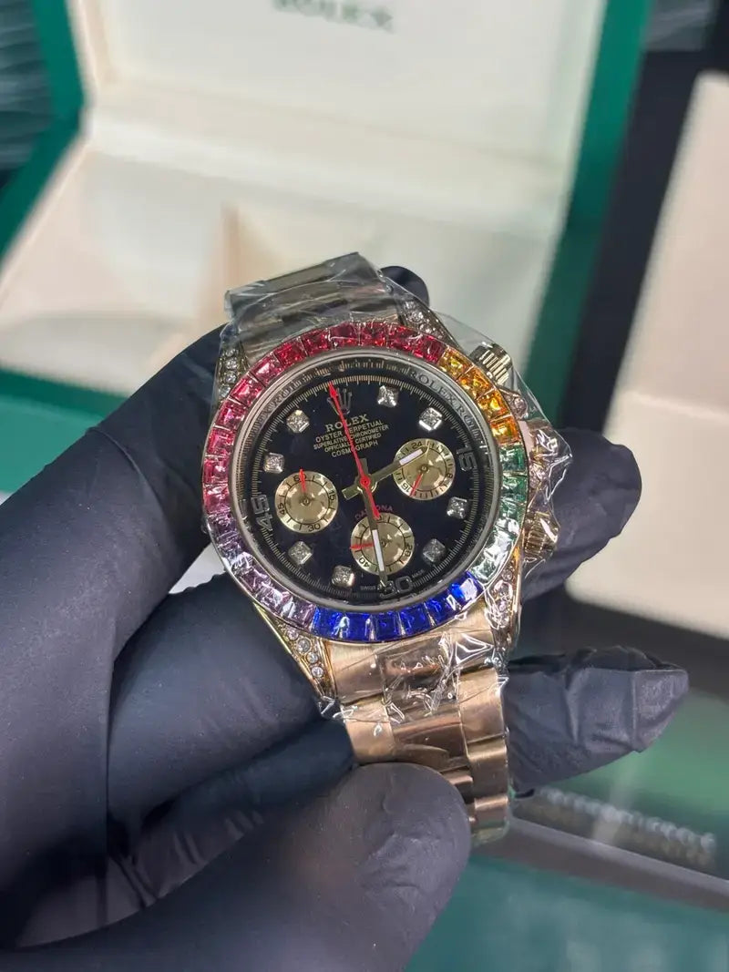 ROLEX RAINBOW ROSE GOLD