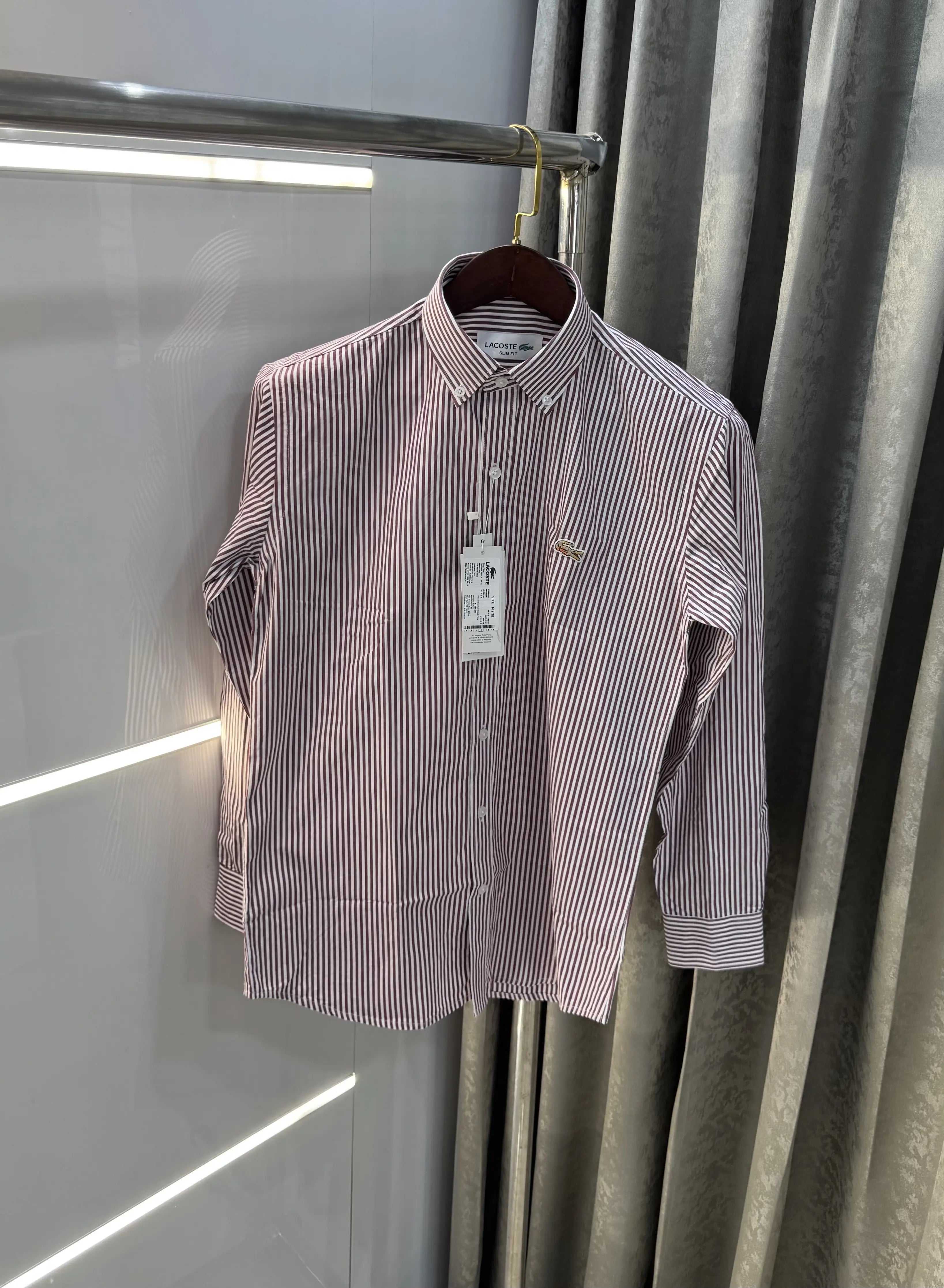 Lacoste Red Stripes Premium Shirt