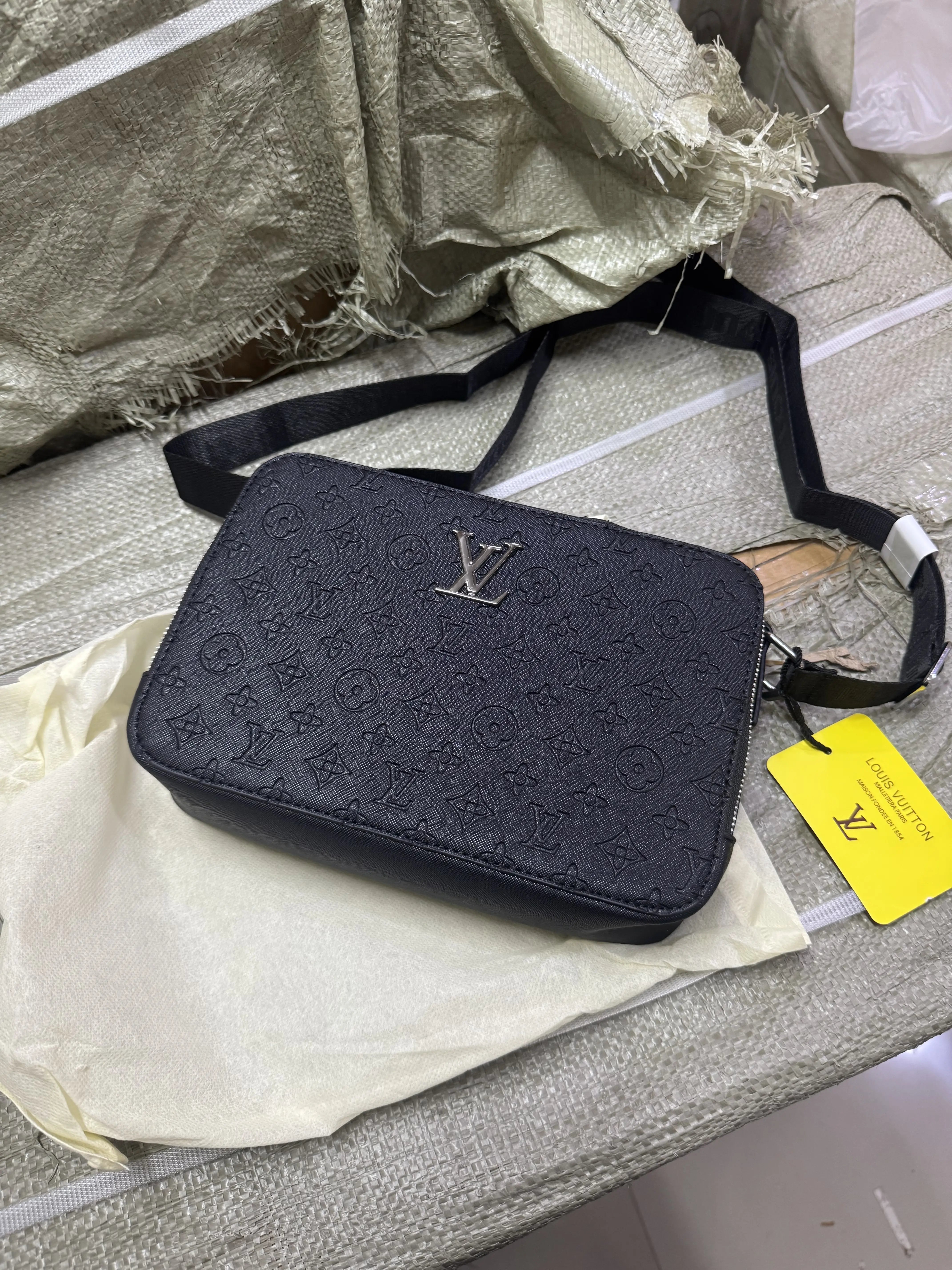 Louis Vuitton premium monogram printed sling crossbody bag