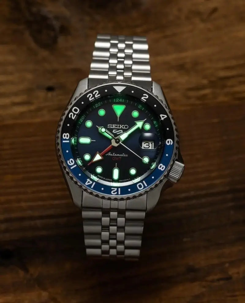 Seiko 5 sports GMT Blue