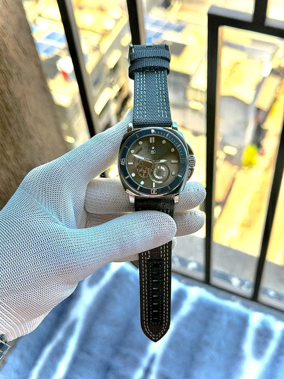Seiko Sports 5 Grey