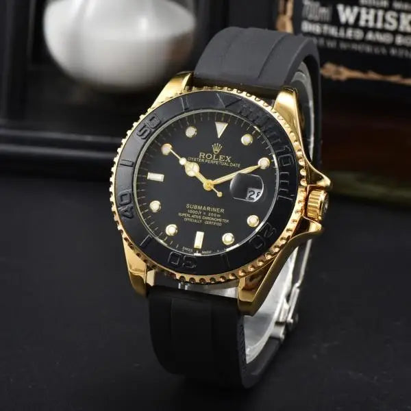 Rolex Yatch Master Gold Black Color